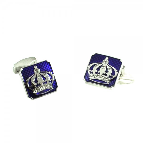 Jewelled Crown Purple Dress Cufflinks Jewelled Crown Purple Dress Cufflinks