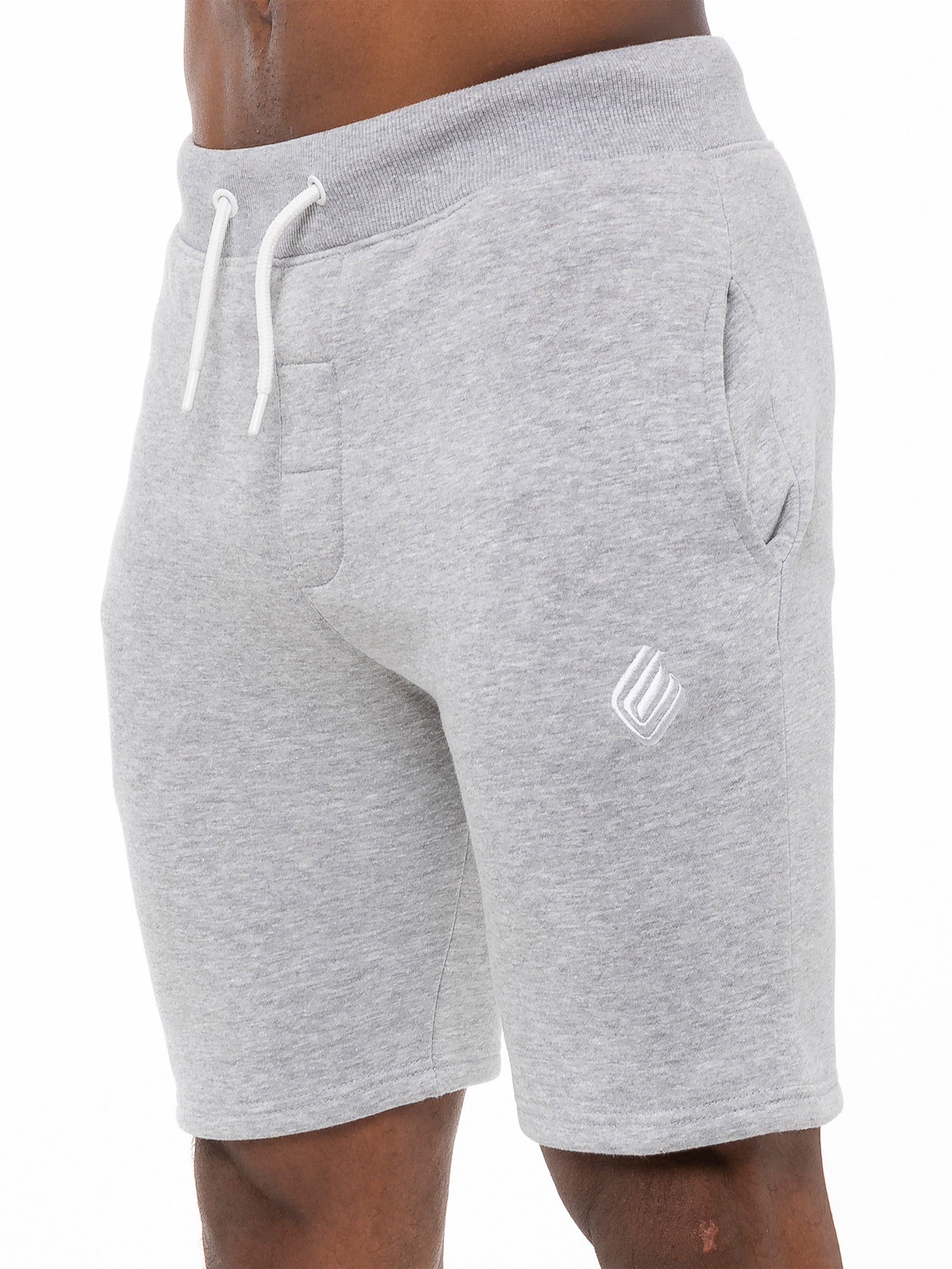 Mens Fleece Gym Running Shorts