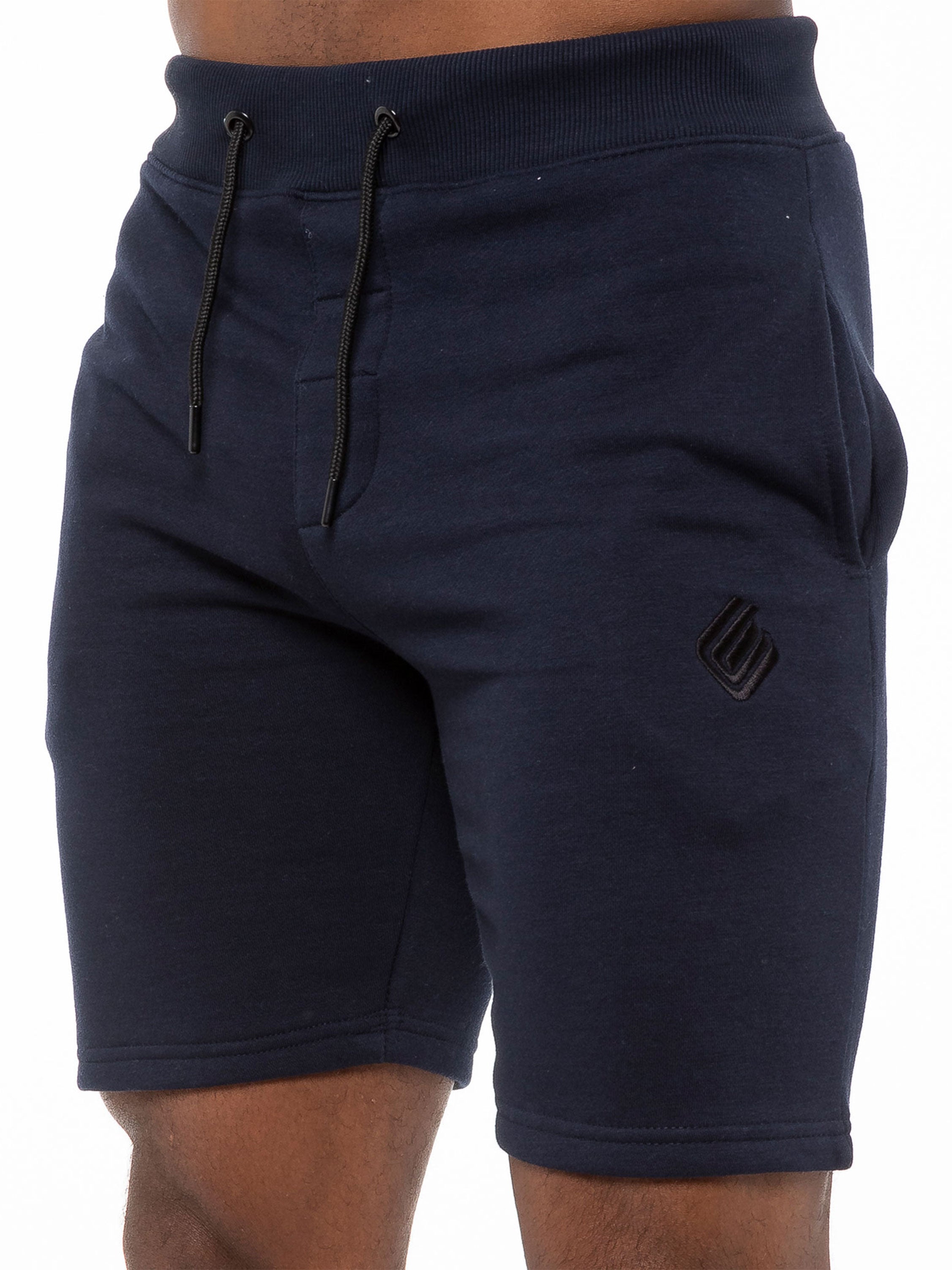 Mens Fleece Gym Running Shorts