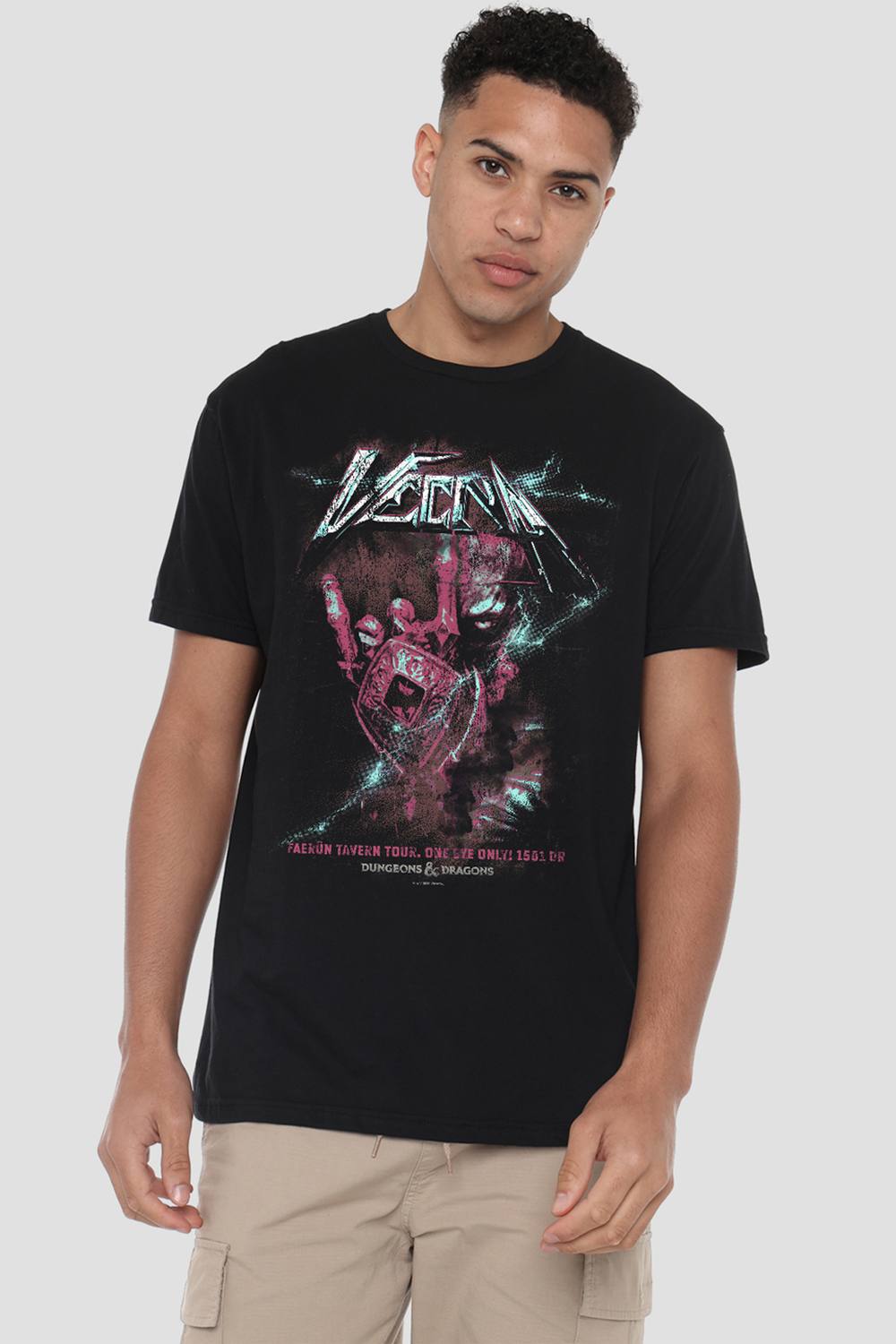 Hasbro Dungeons Dragons Vecna Lightning Rock Band Shirt, Black Hasbro Dungeons Dragons Vecna Lightning Rock Band Shirt, Black