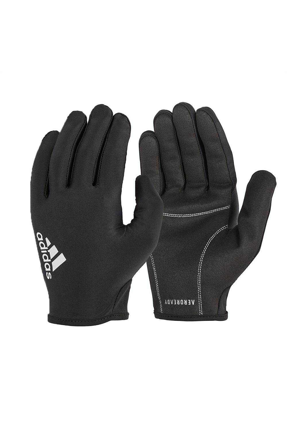 Adidas Mens Full Finger Essential Training Gloves In White Adidas Mens Full Finger Essential Training Gloves In White