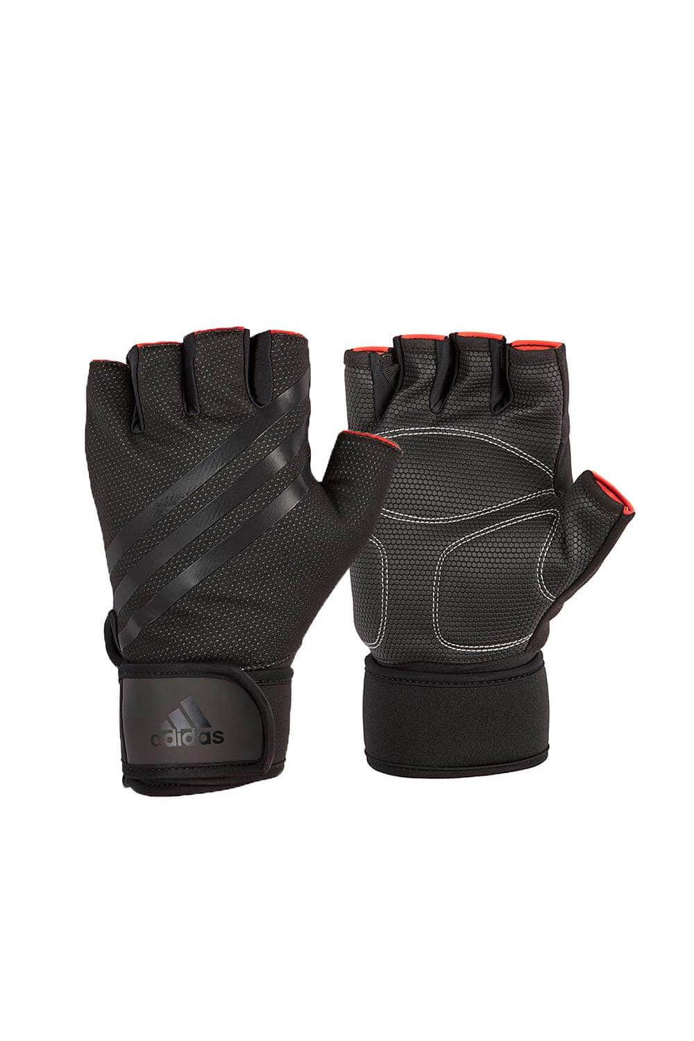 adidas Unisex Half Finger Weight Lifting Gym Gloves in Black adidas Unisex Half Finger Weight Lifting Gym Gloves in Black