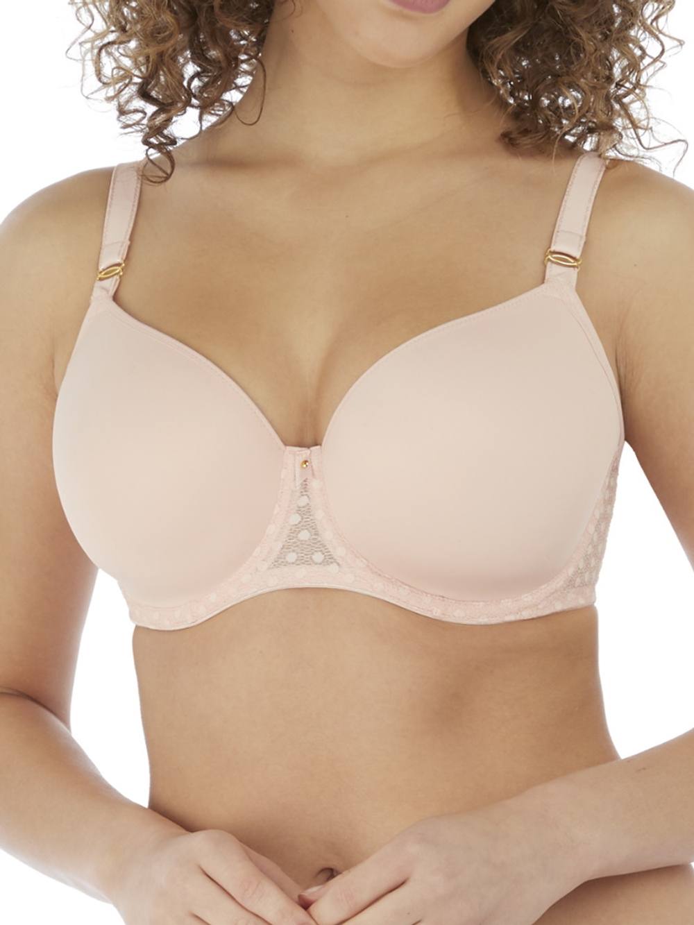 Freya Starlight Moulded Shirt Bra In Pink Freya Starlight Moulded Shirt Bra In Pink