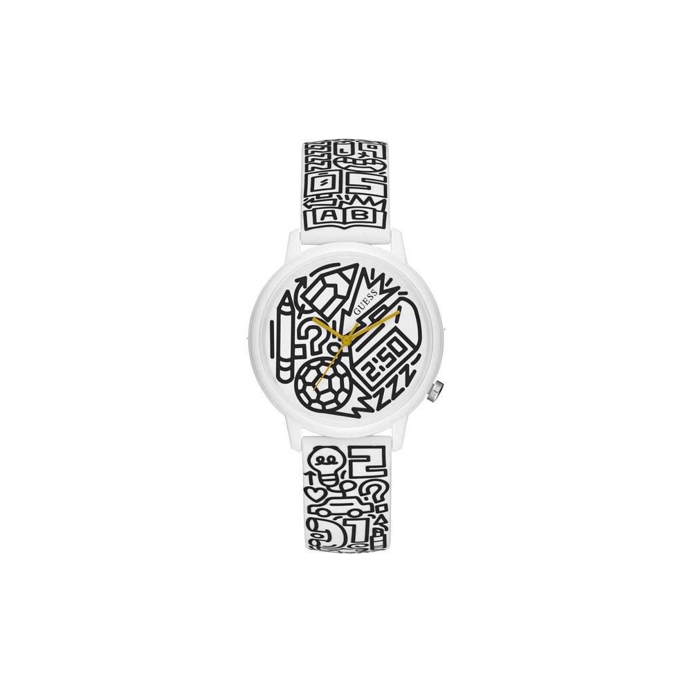 Guess Unisex VM Originals Quartz Watch in White