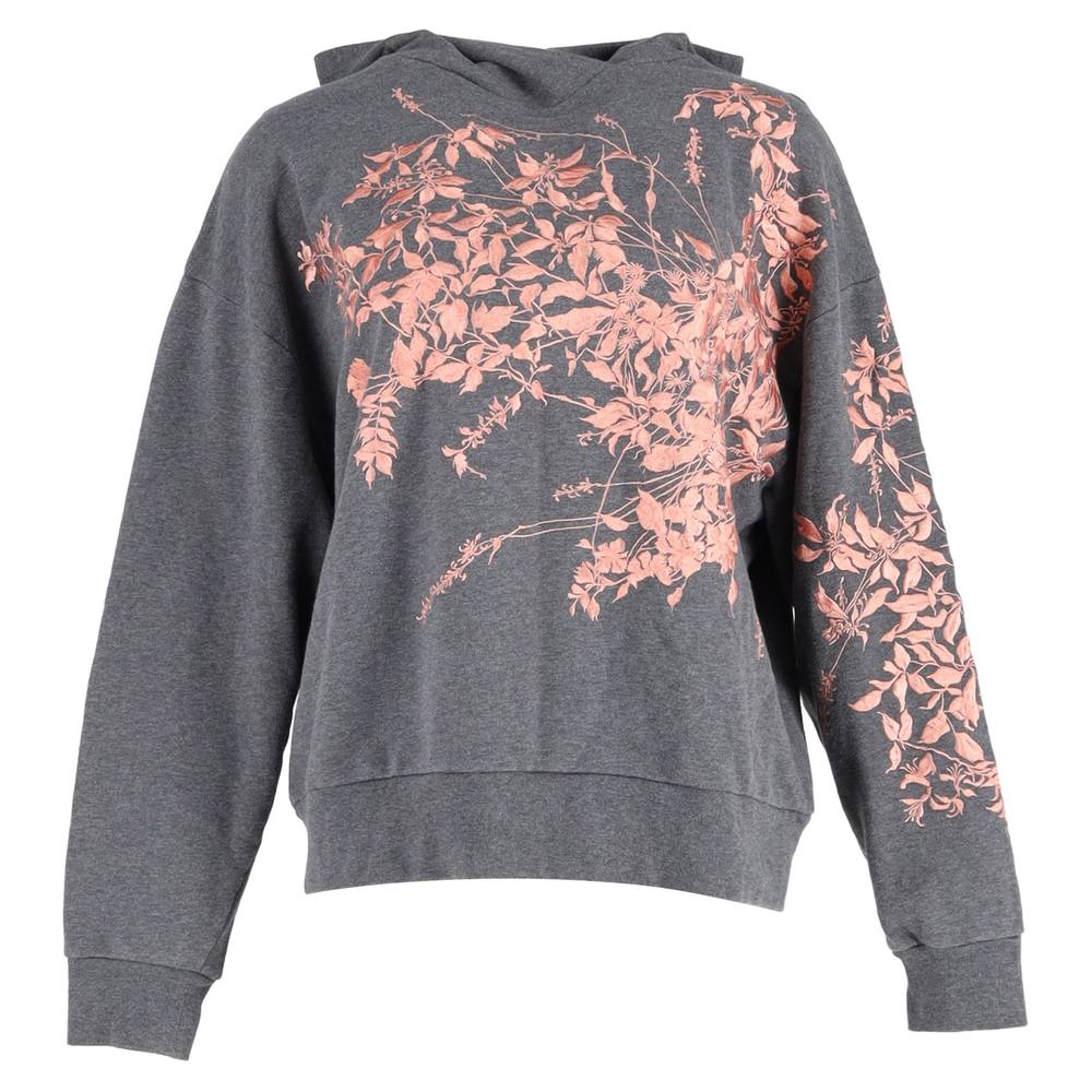 Dries Van Noten Preloved Harlee Embroidered-Jersey Hoodie In Grey Cotton Dries Van Noten Preloved Harlee Embroidered-Jersey Hoodie In Grey Cotton