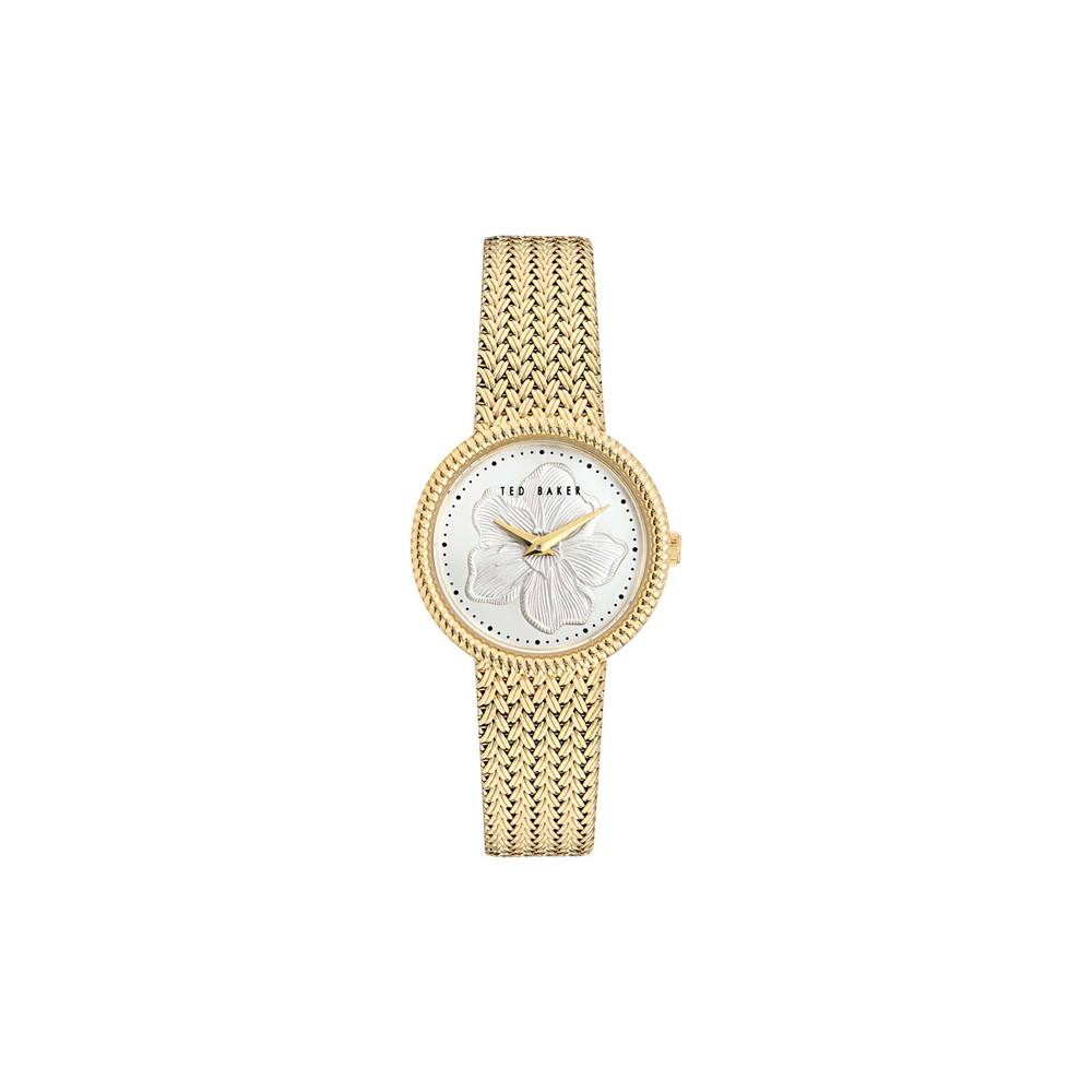 Ted Baker Bkpemf Iconic Mm Quartz Watch In Gold Ted Baker Bkpemf Iconic Mm Quartz Watch In Gold