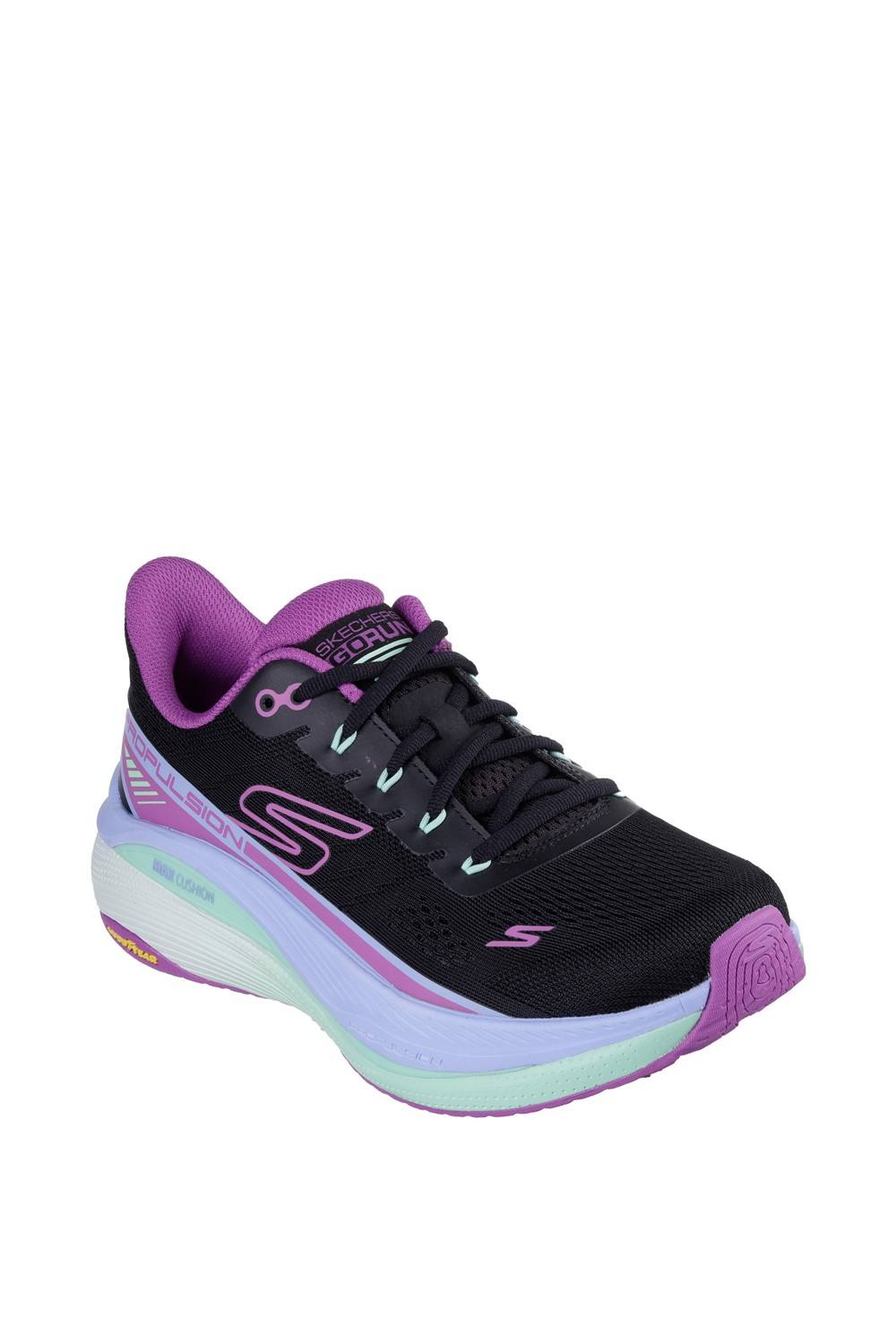 Skechers Max Cushioning Propulsion Trainer In Black Skechers Max Cushioning Propulsion Trainer In Black
