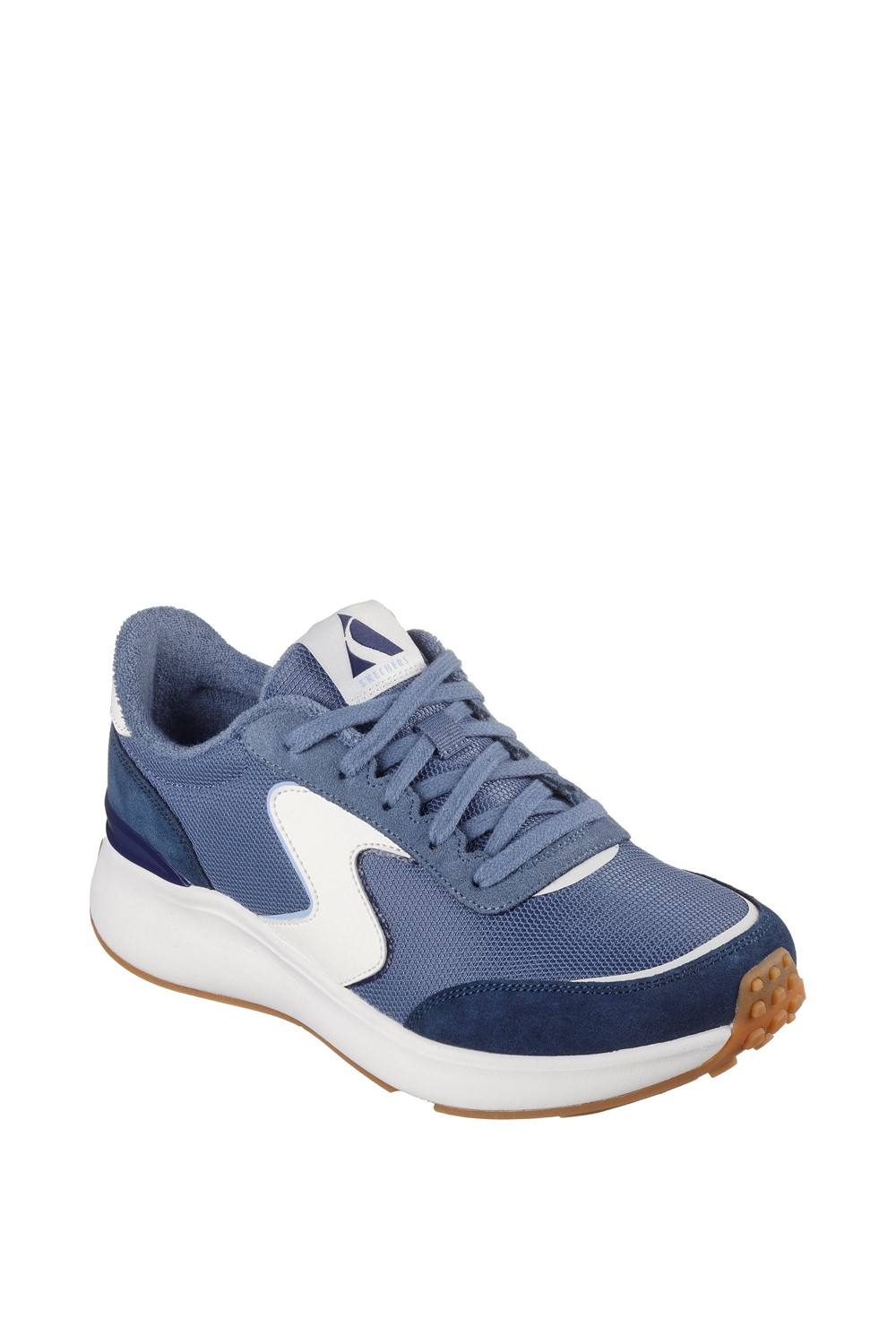 Skechers Blvd Retro Runner Trainer In Navy Skechers Blvd Retro Runner Trainer In Navy