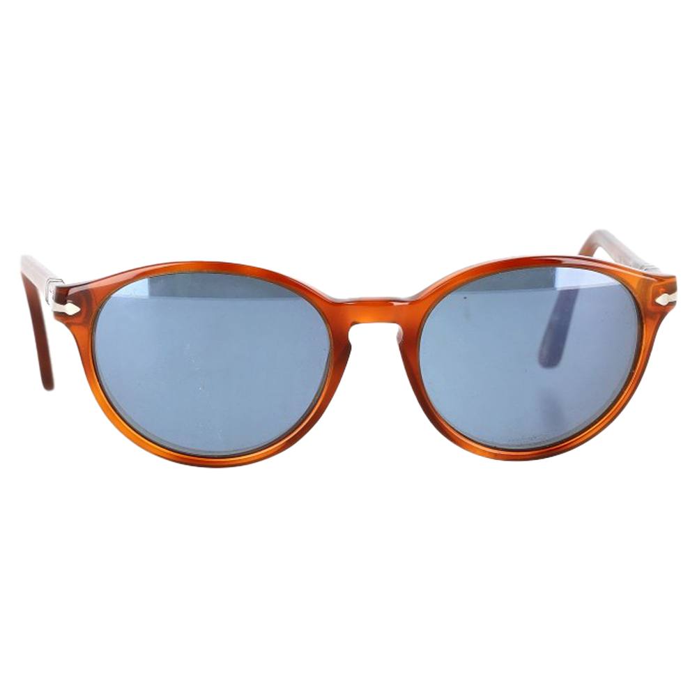 Persol Preloved PoSm Phantos Sunglasses In Brown Acetate In Light Brown Persol Preloved PoSm Phantos Sunglasses In Brown Acetate In Light Brown