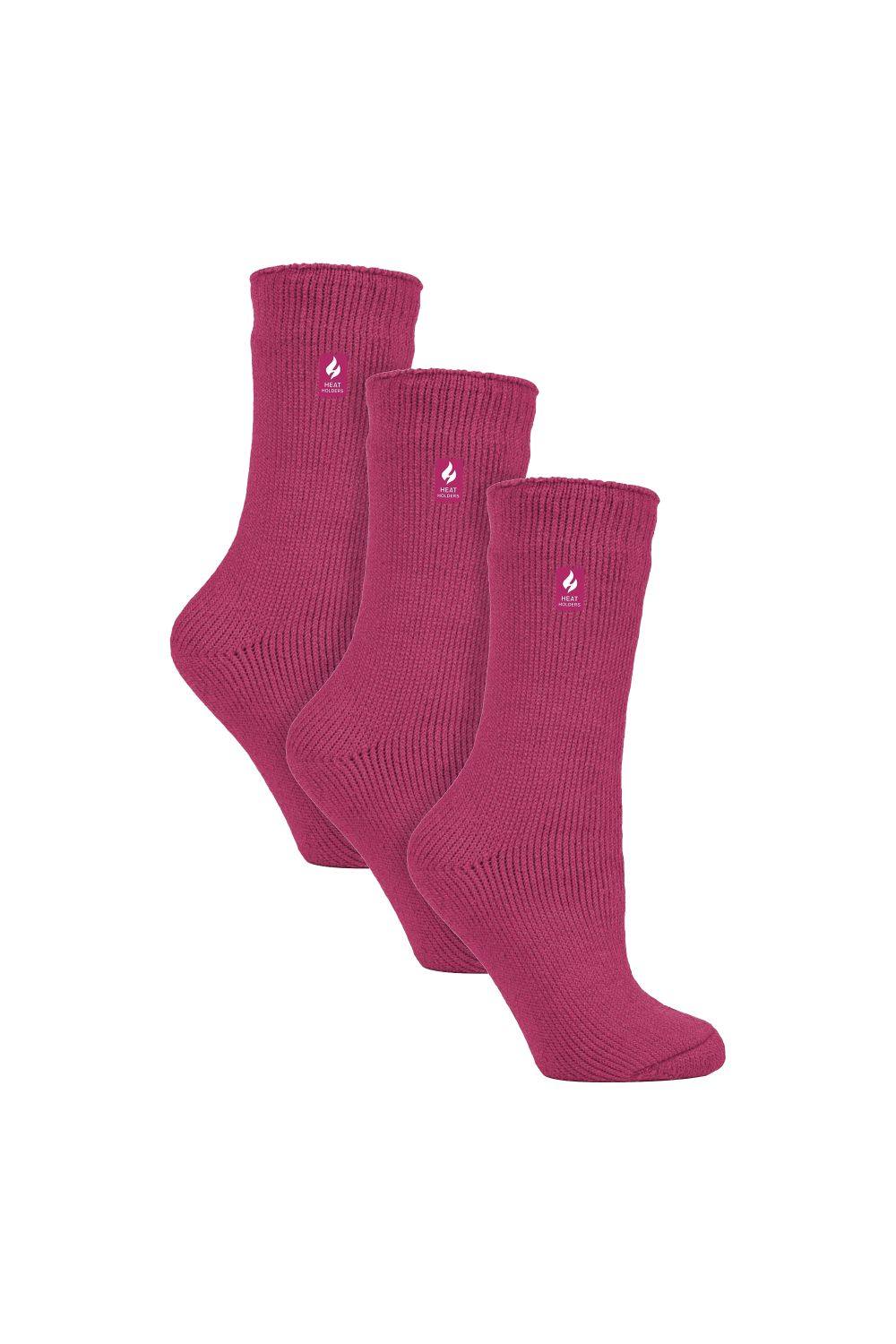 Heat Holders Pairs Original Thick Winter Thermal Socks In Pink Heat Holders Pairs Original Thick Winter Thermal Socks In Pink