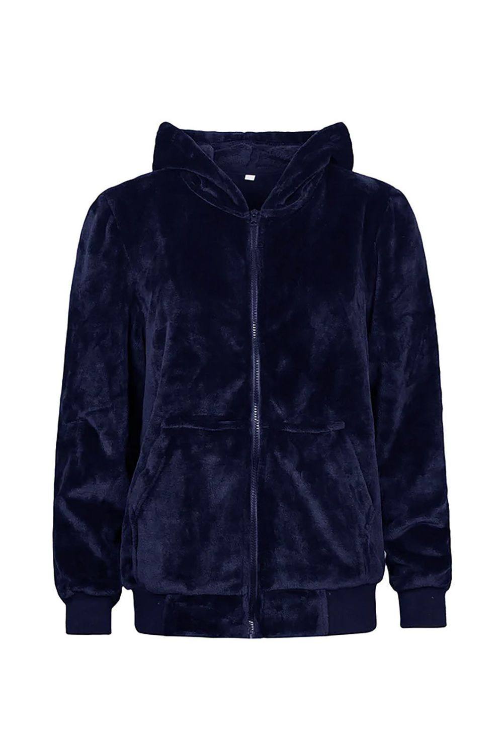 Heat Holders Warm Fleece Snoodie Hoodie – Insulated Winter Sweatshirt Blanket In Navy Heat Holders Warm Fleece Snoodie Hoodie – Insulated Winter Sweatshirt Blanket In Navy