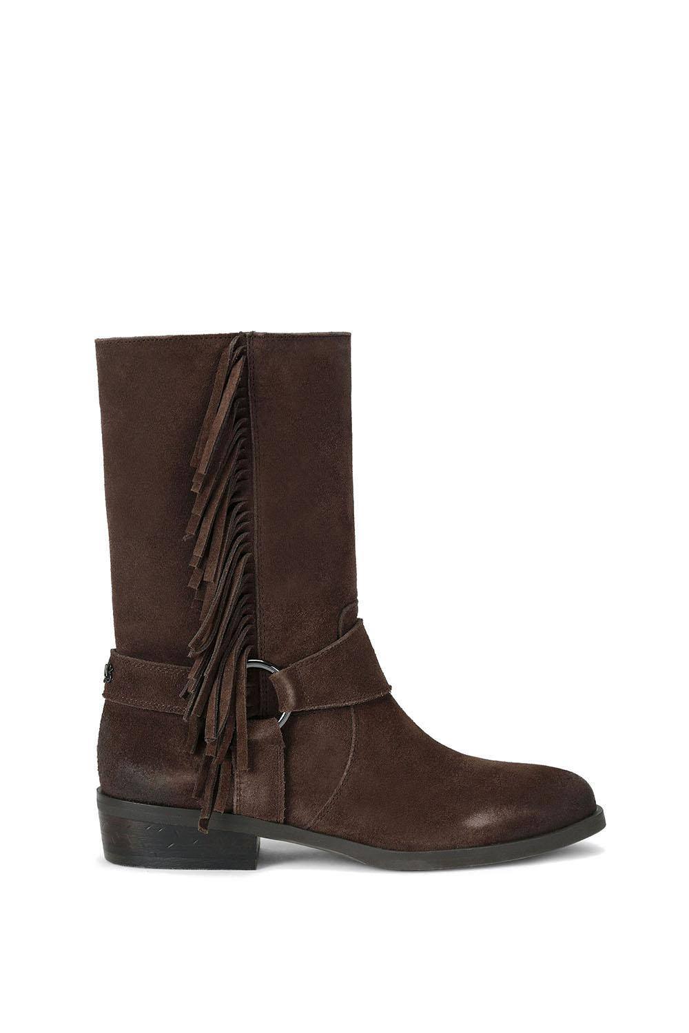 Kg Kurt Geiger ‘trist’ Suede Boots In Brown Kg Kurt Geiger ‘trist’ Suede Boots In Brown
