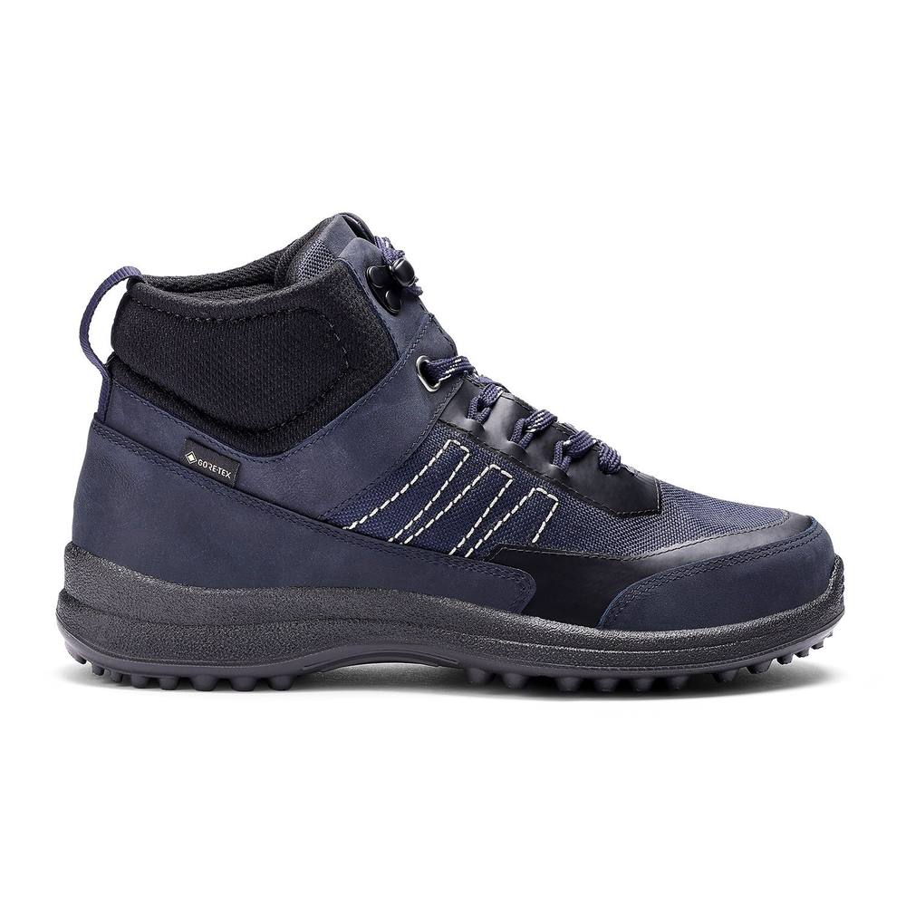 Hotter Extra Wide ‘breeze’ Gtx® Walking Boots In Navy Hotter Extra Wide ‘breeze’ Gtx® Walking Boots In Navy