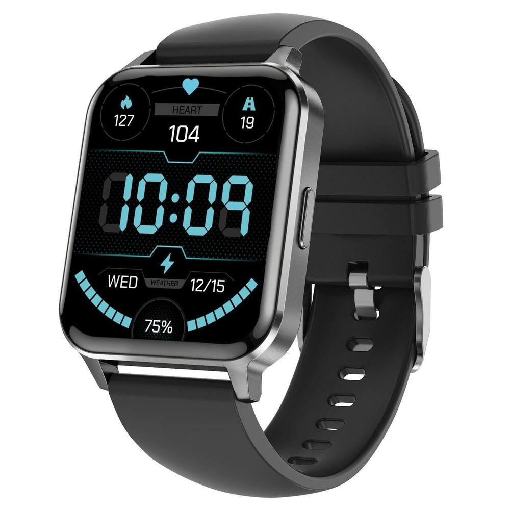 Daewoo “flight” Smart Watch Fitness Activity Tracker Heart Rate Blood Pressure Monitor With Voice Call In Black Daewoo “flight” Smart Watch Fitness Activity Tracker Heart Rate Blood Pressure Monitor With Voice Call In Black