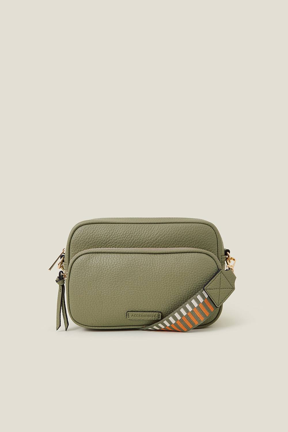 Accessorize Double Zip Camera Bag In Green Accessorize Double Zip Camera Bag In Green