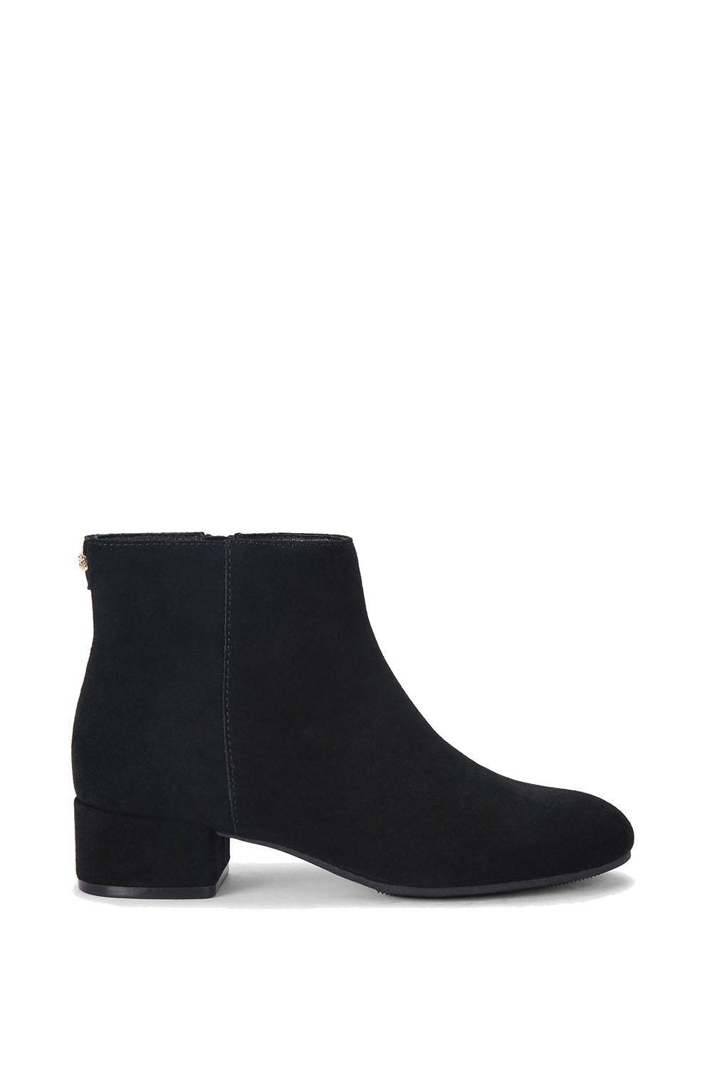 Carvela ‘gaia Ankle’ Suede Boots In Black Carvela ‘gaia Ankle’ Suede Boots In Black