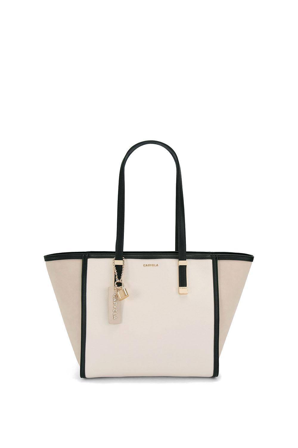 Carvela ‘minori Tote’ Bag In Cream Carvela ‘minori Tote’ Bag In Cream