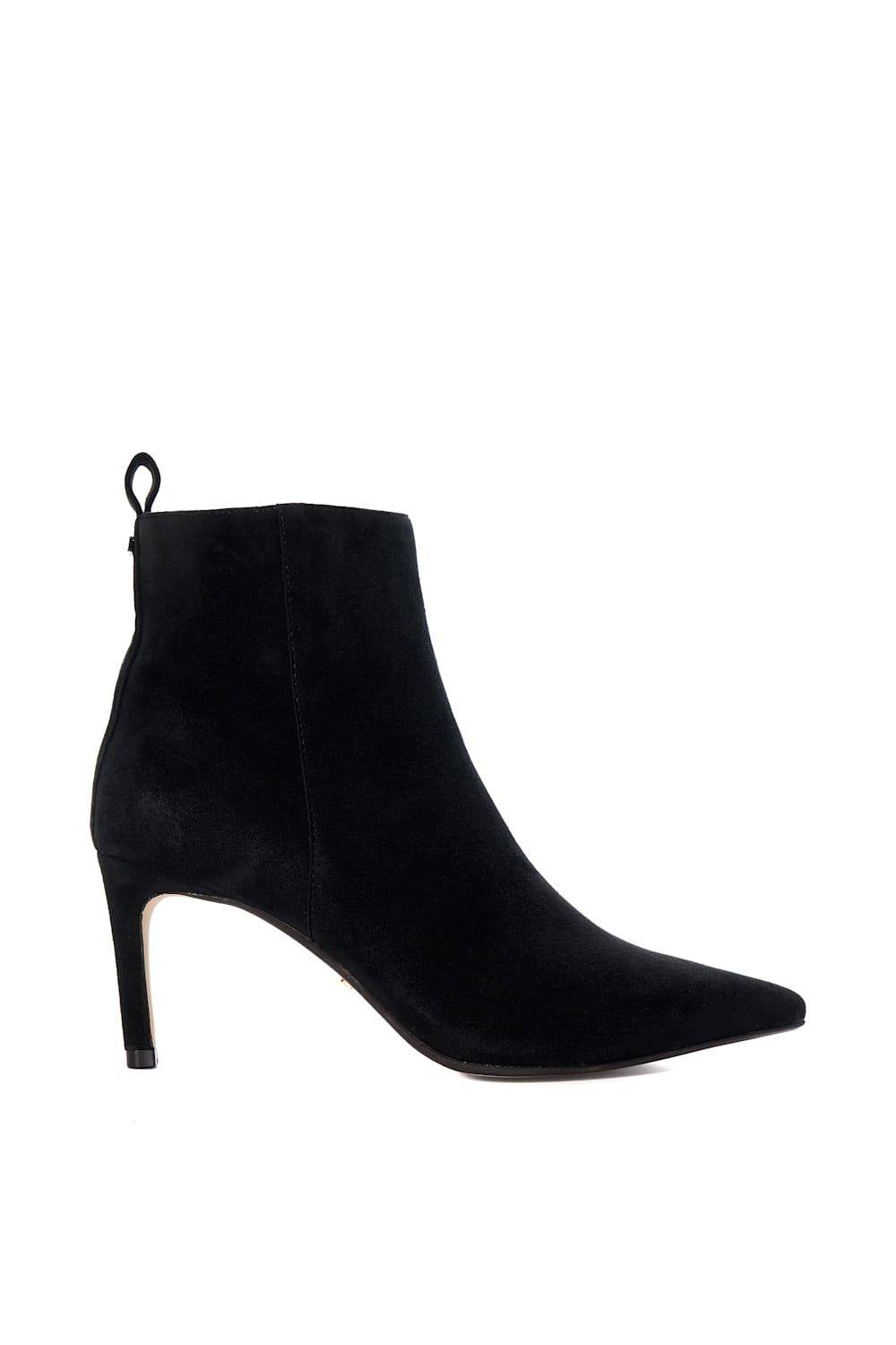 Dune London ‘obsessively’ Suede Ankle Boots In Black Dune London ‘obsessively’ Suede Ankle Boots In Black