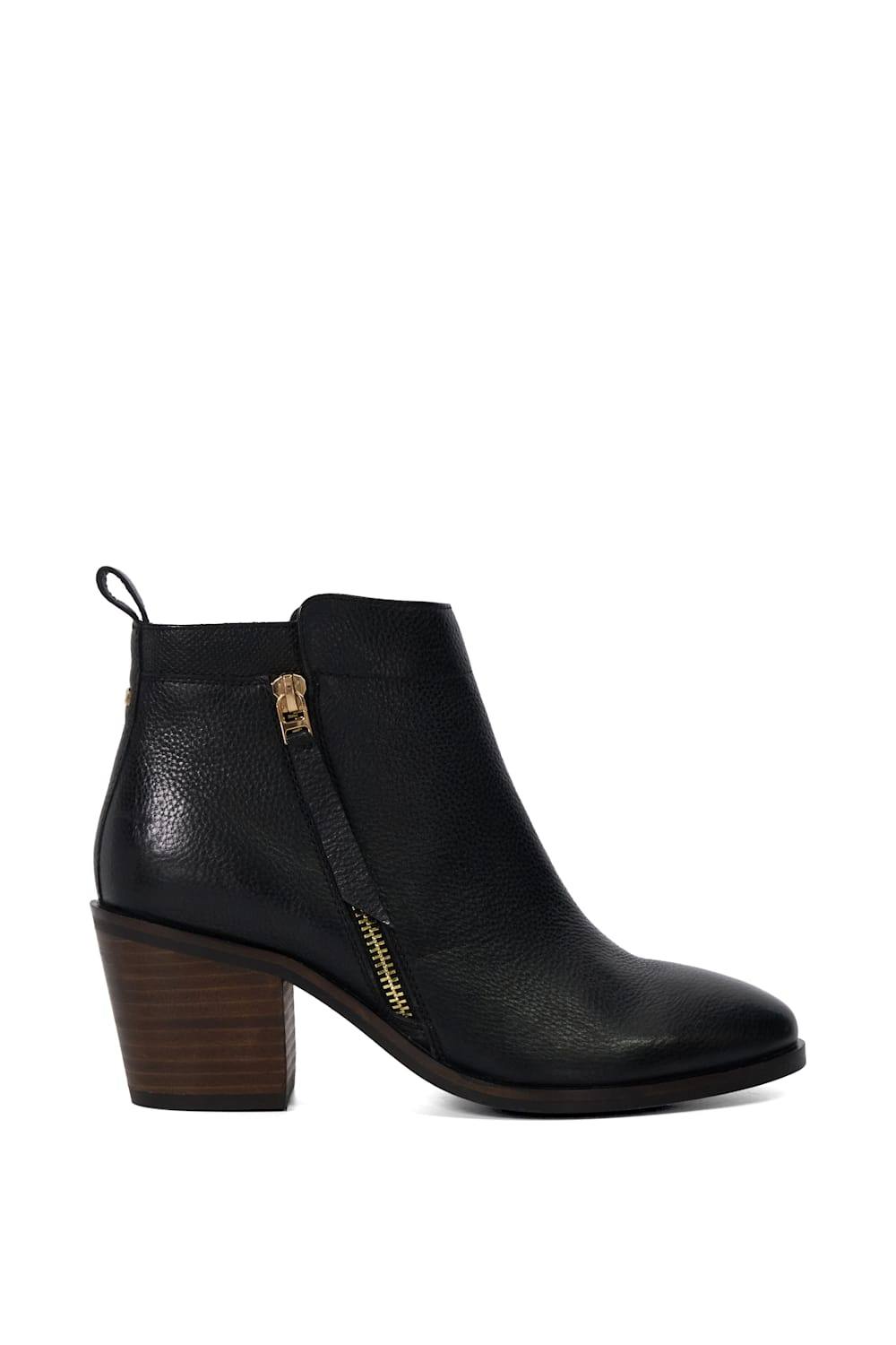 Dune London ‘paicing’ Leather Ankle Boots In Black Dune London ‘paicing’ Leather Ankle Boots In Black