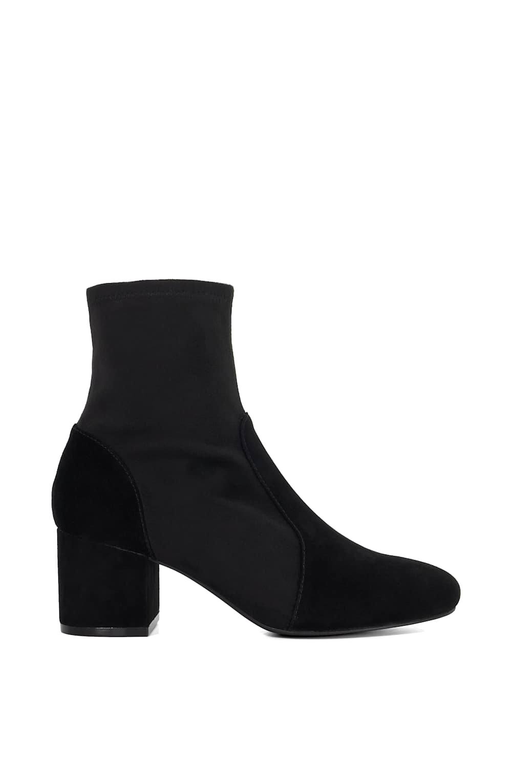 Dune London ‘olianna’ Suede Ankle Boots In Black Dune London ‘olianna’ Suede Ankle Boots In Black