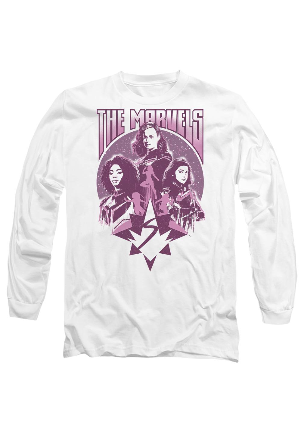 Marvel The S Quantum Heroes Pink Long Sleeve Shirt, White Marvel The S Quantum Heroes Pink Long Sleeve Shirt, White