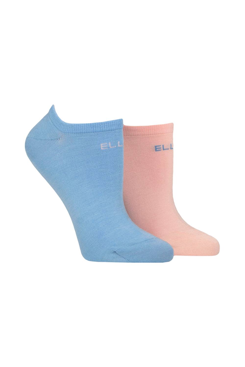Elle Pair Plain, Patterned And Striped Bamboo No Show Socks In Rose Elle Pair Plain, Patterned And Striped Bamboo No Show Socks In Rose