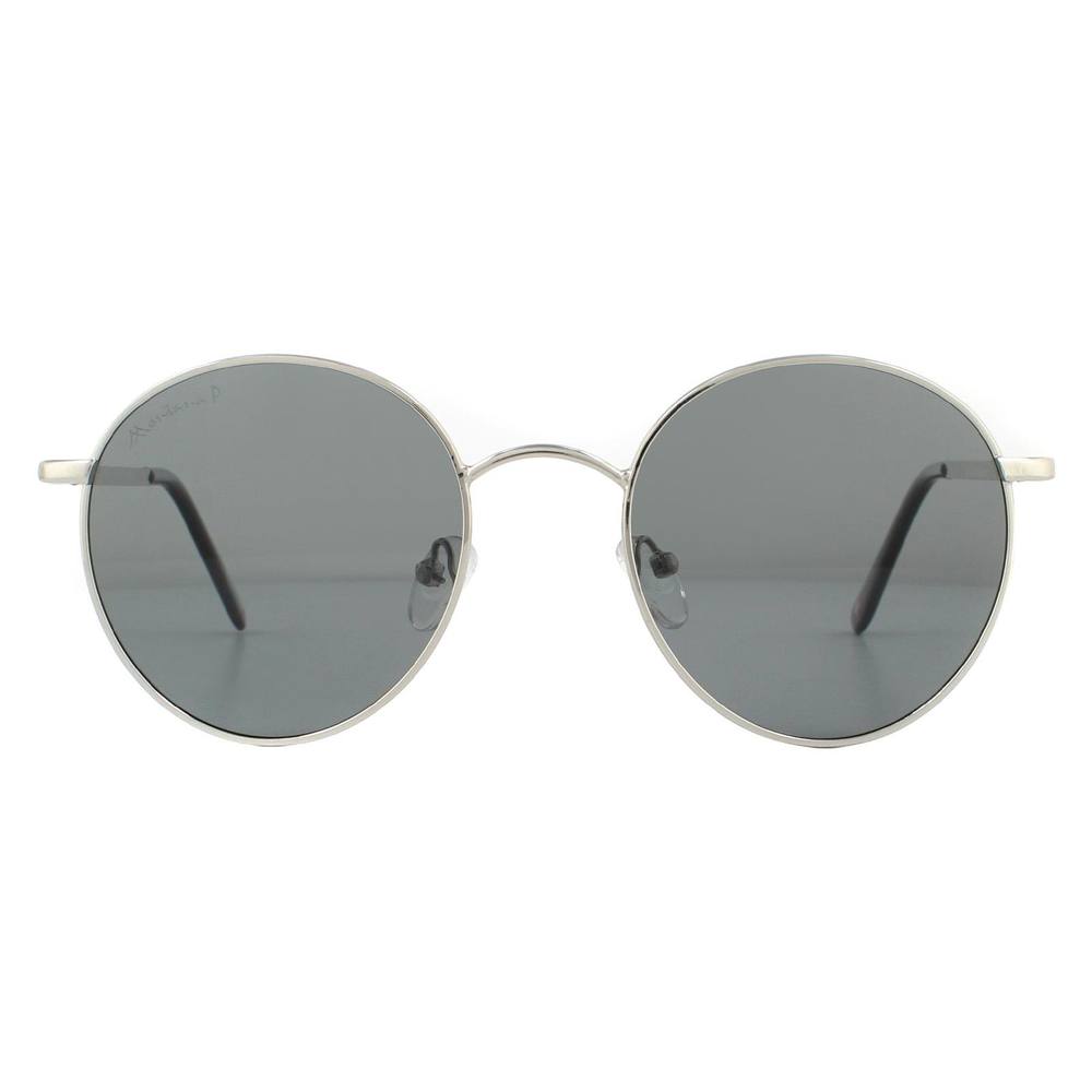 Montana Round Silver Smoke Polarized Sunglasses Montana Round Silver Smoke Polarized Sunglasses
