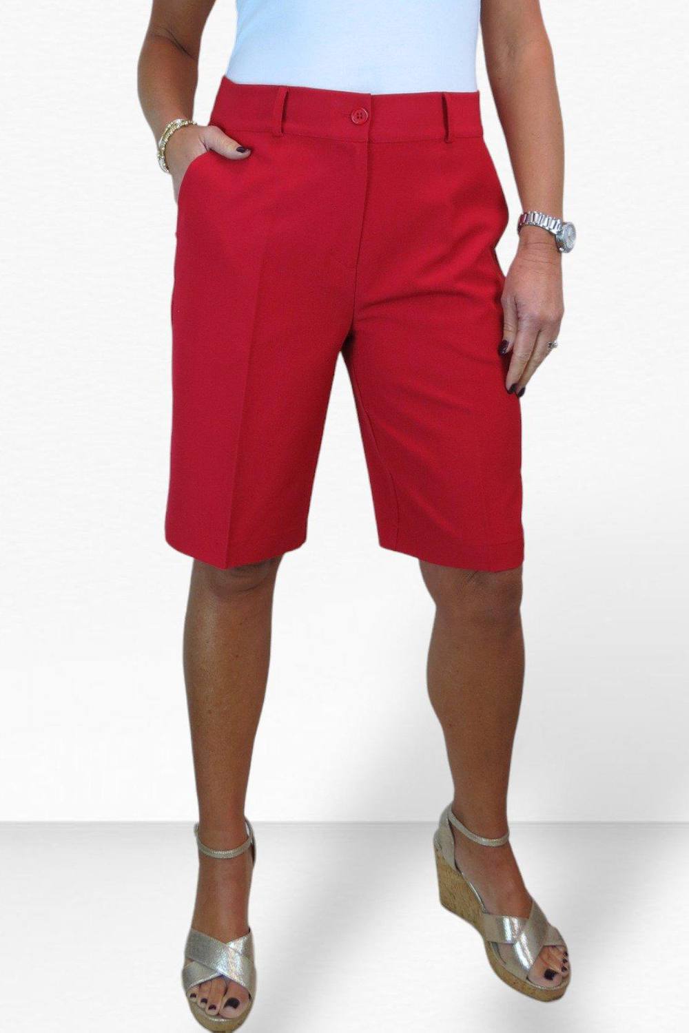 Paulo Due Smart Pleated Tailored Shorts Paulo Due Smart Pleated Tailored Shorts