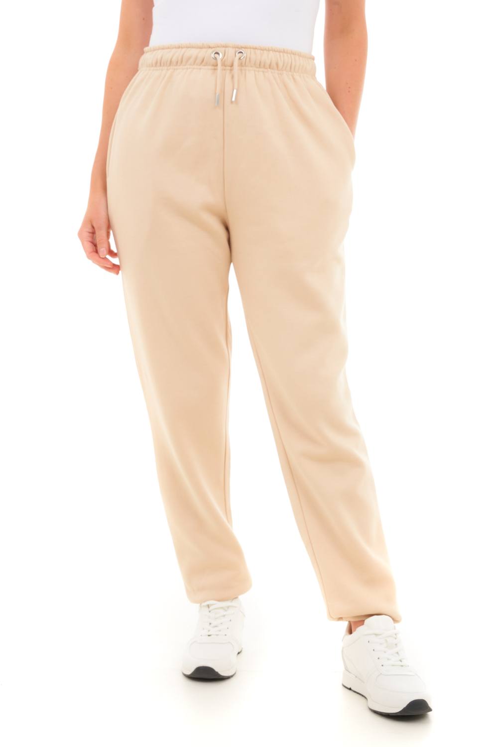 Smart Living Casual Jogging Bottoms Cuffed Hem Lounge Sweatpants In Stone Smart Living Casual Jogging Bottoms Cuffed Hem Lounge Sweatpants In Stone