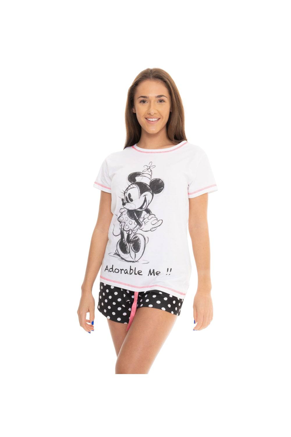 Disney Minnie Mouse Short Pyjamas In Grey Disney Minnie Mouse Short Pyjamas In Grey