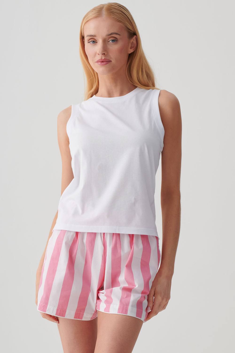 British Boxers “white” Cotton Tank Top British Boxers “white” Cotton Tank Top
