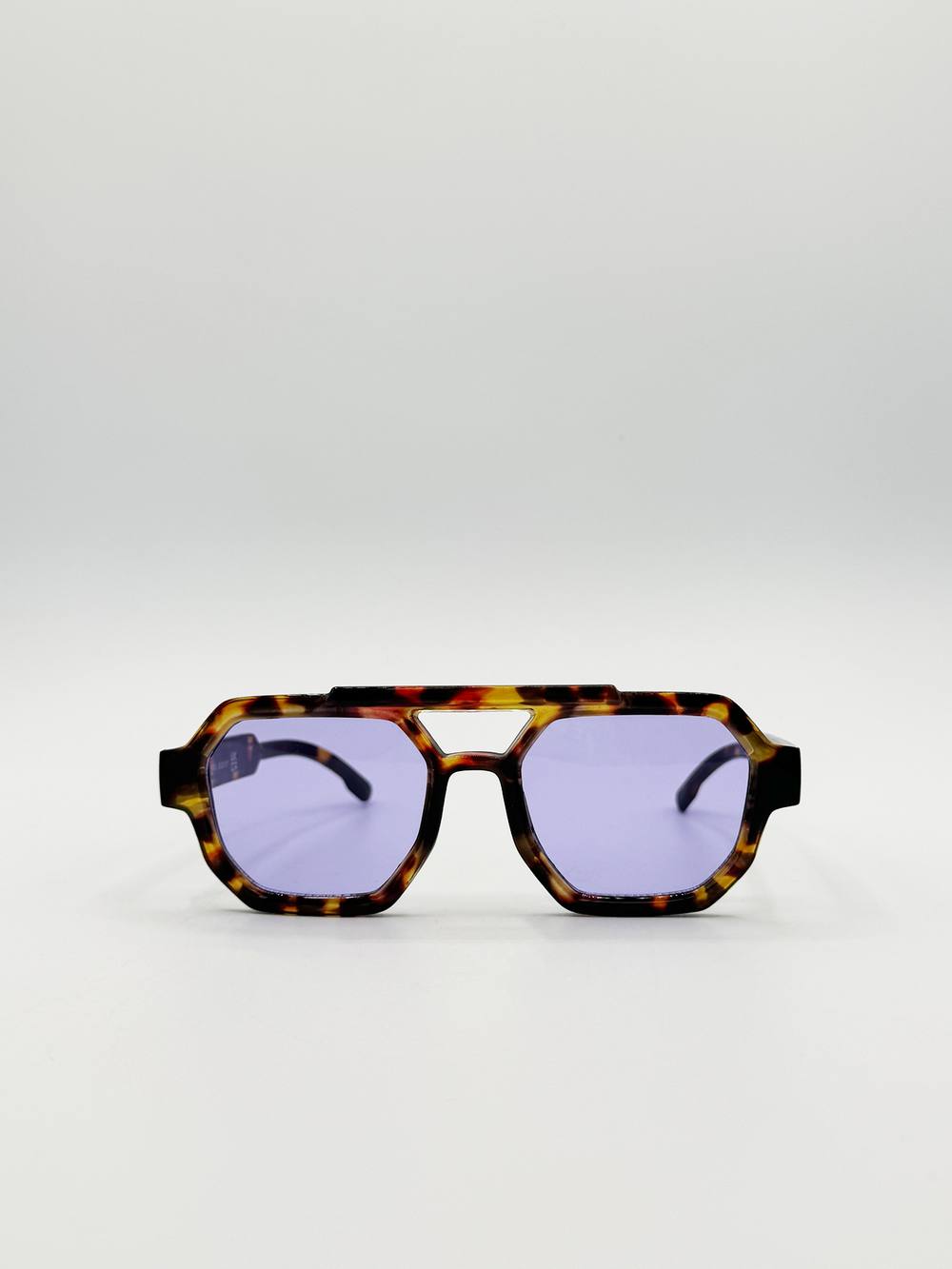 Svnx Angular Navigator Sunglasses In Brown Svnx Angular Navigator Sunglasses In Brown