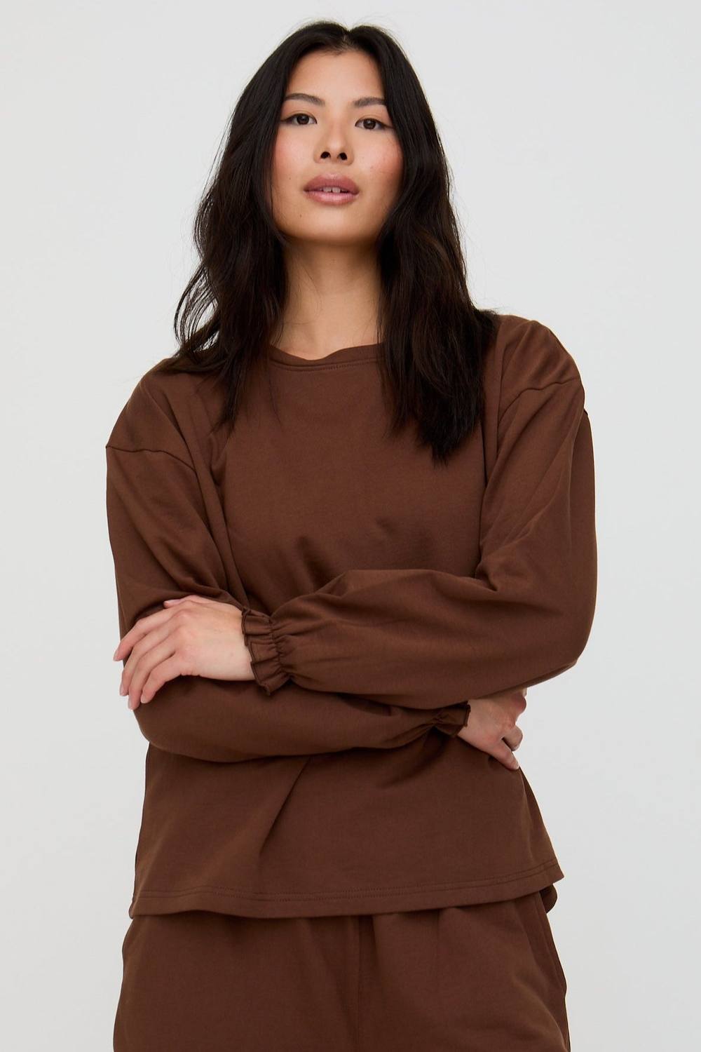 Turtledove London Ivy Brown Sweatshirt Turtledove London Ivy Brown Sweatshirt