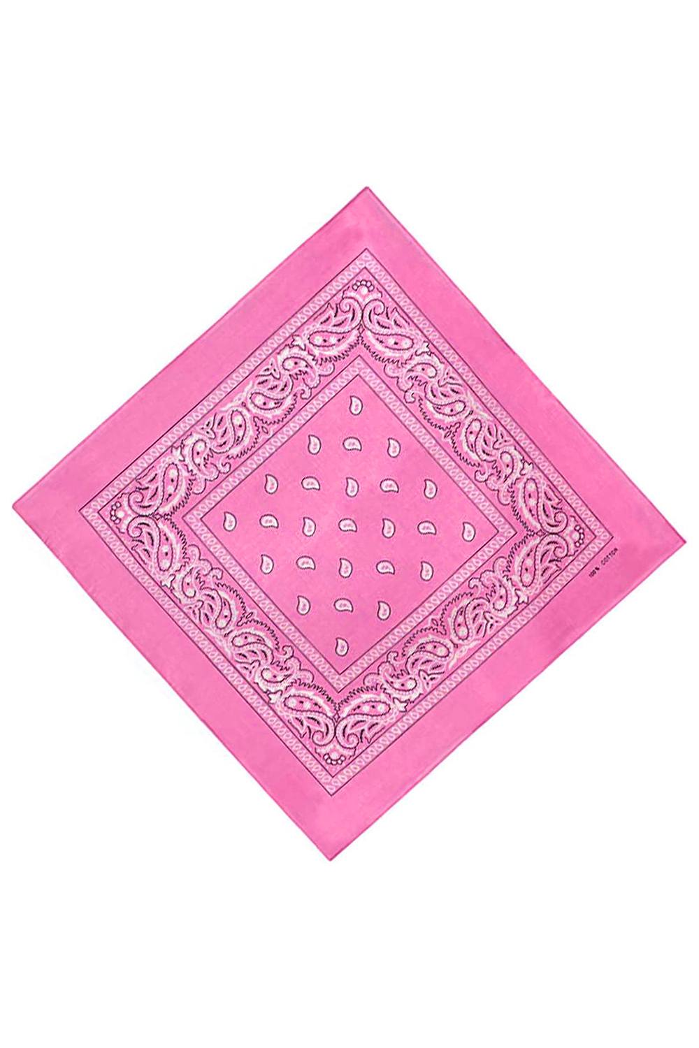 Neel Blue Cotton Bandana Headband Scarf For Raves, Riding, Outdoor Activities, Cm In Pink Neel Blue Cotton Bandana Headband Scarf For Raves, Riding, Outdoor Activities, Cm In Pink