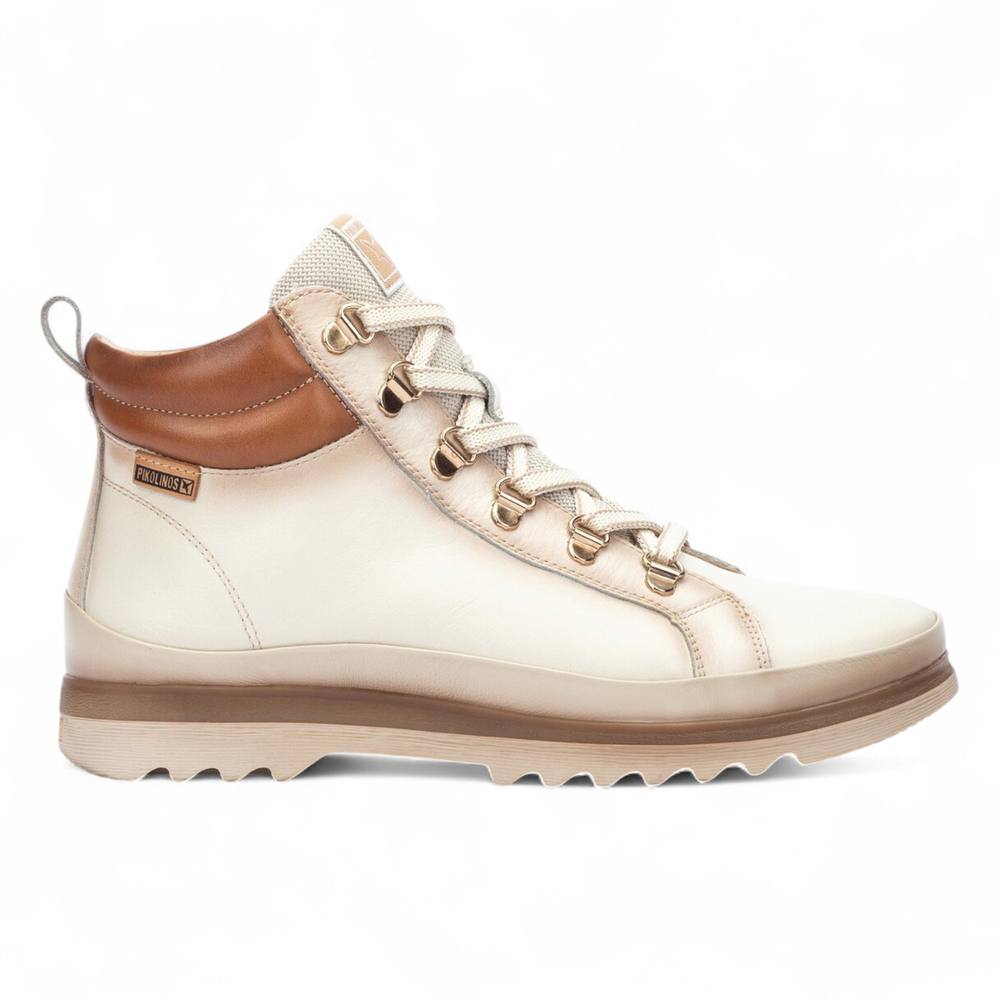 Infinity Leather Pikolinos Nata Leather Ankle Trainers Boots – Vigo In White Infinity Leather Pikolinos Nata Leather Ankle Trainers Boots – Vigo In White