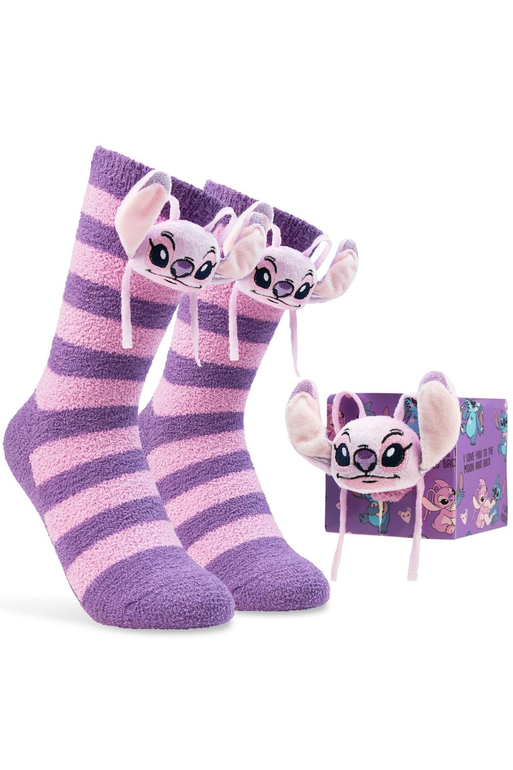 Disney Angel Socks In Violet Disney Angel Socks In Violet