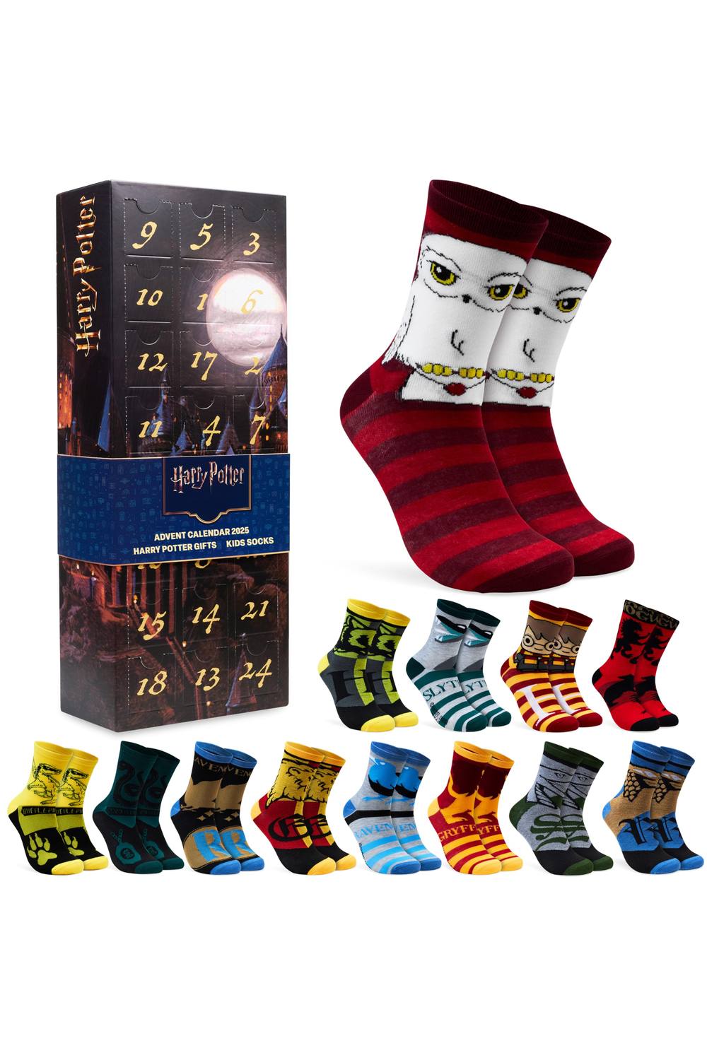 Harry Potter Socks Advent Calendar Christmas Gift Harry Potter Socks Advent Calendar Christmas Gift
