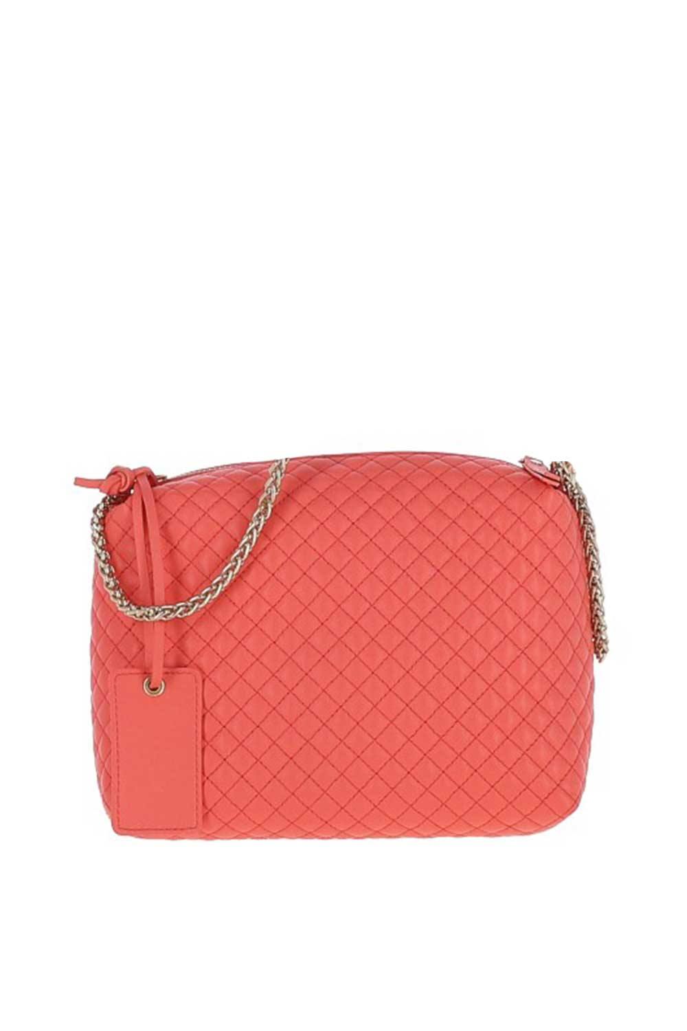 Ashwood Leather Real Leather Small Quilted Shoulder Chain Bag In Pink Ashwood Leather Real Leather Small Quilted Shoulder Chain Bag In Pink