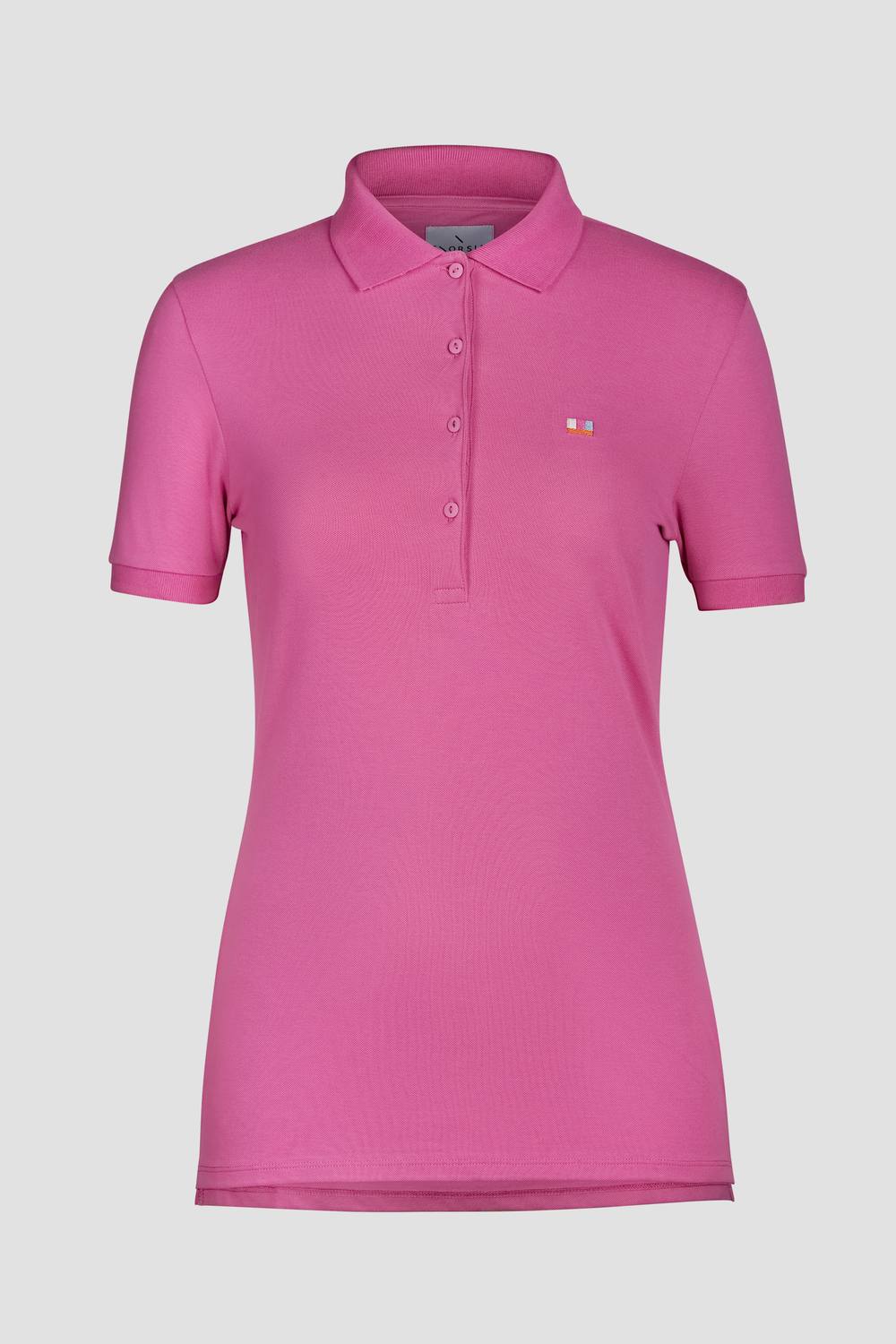 Enorsia Short Sleeve Cotton Pique Polo Shirt In Pink Enorsia Short Sleeve Cotton Pique Polo Shirt In Pink