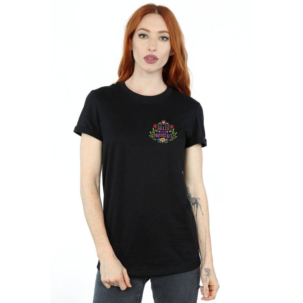 Disney Coco Seize Your Moment Cotton Boyfriend Shirt In Black Disney Coco Seize Your Moment Cotton Boyfriend Shirt In Black