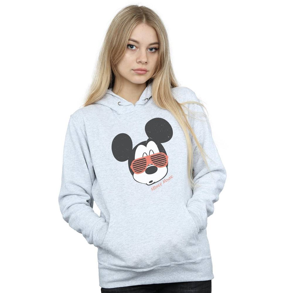 Disney Mickey Mouse Sunglasses Hoodie In Grey Disney Mickey Mouse Sunglasses Hoodie In Grey