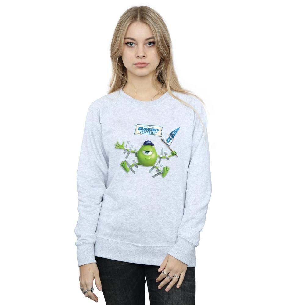 Disney Monsters University Taped Mike Sweatshirt In Grey