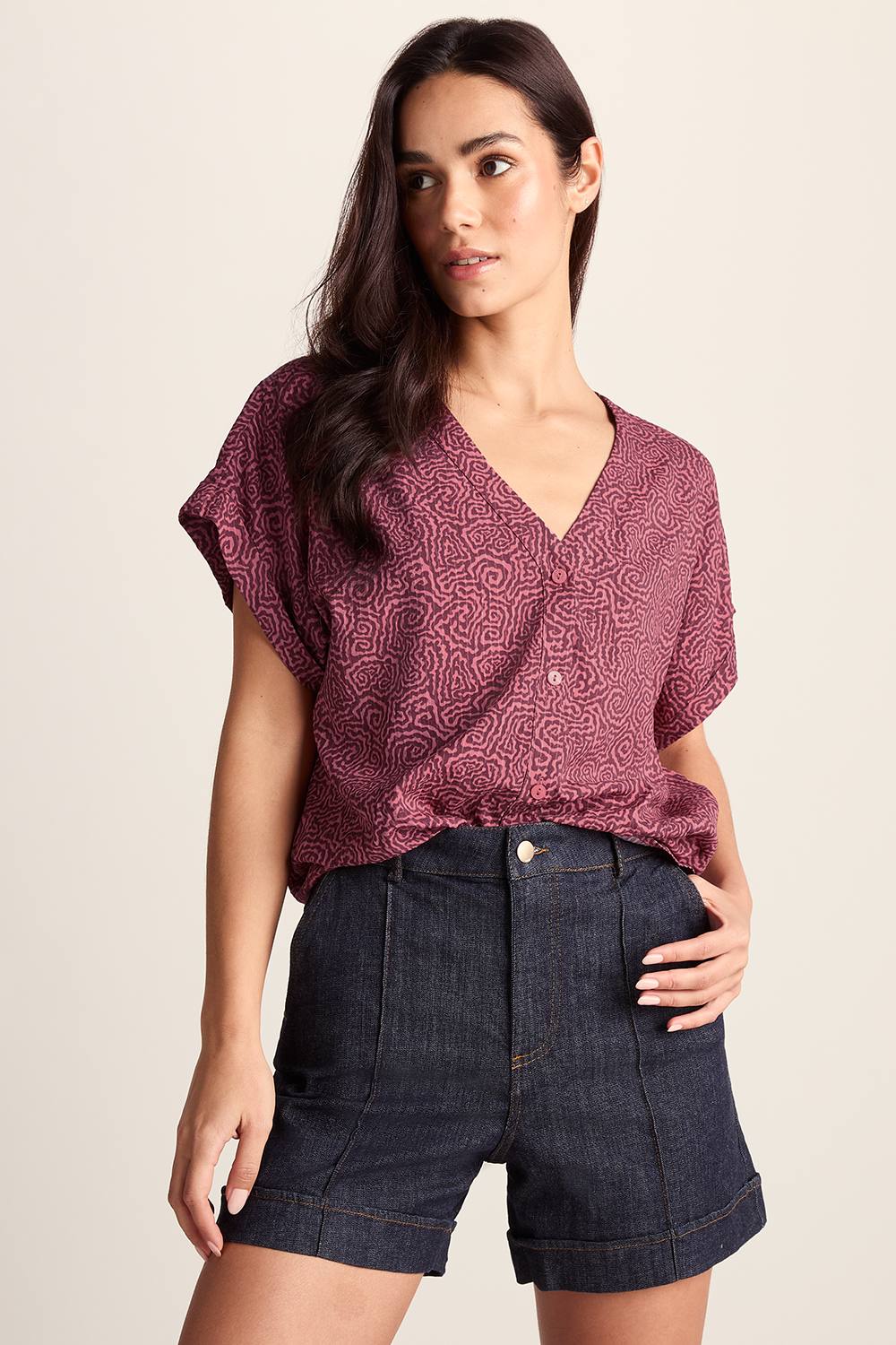 Tog ‘meredith’ Shirt In Raspberry Tog ‘meredith’ Shirt In Raspberry