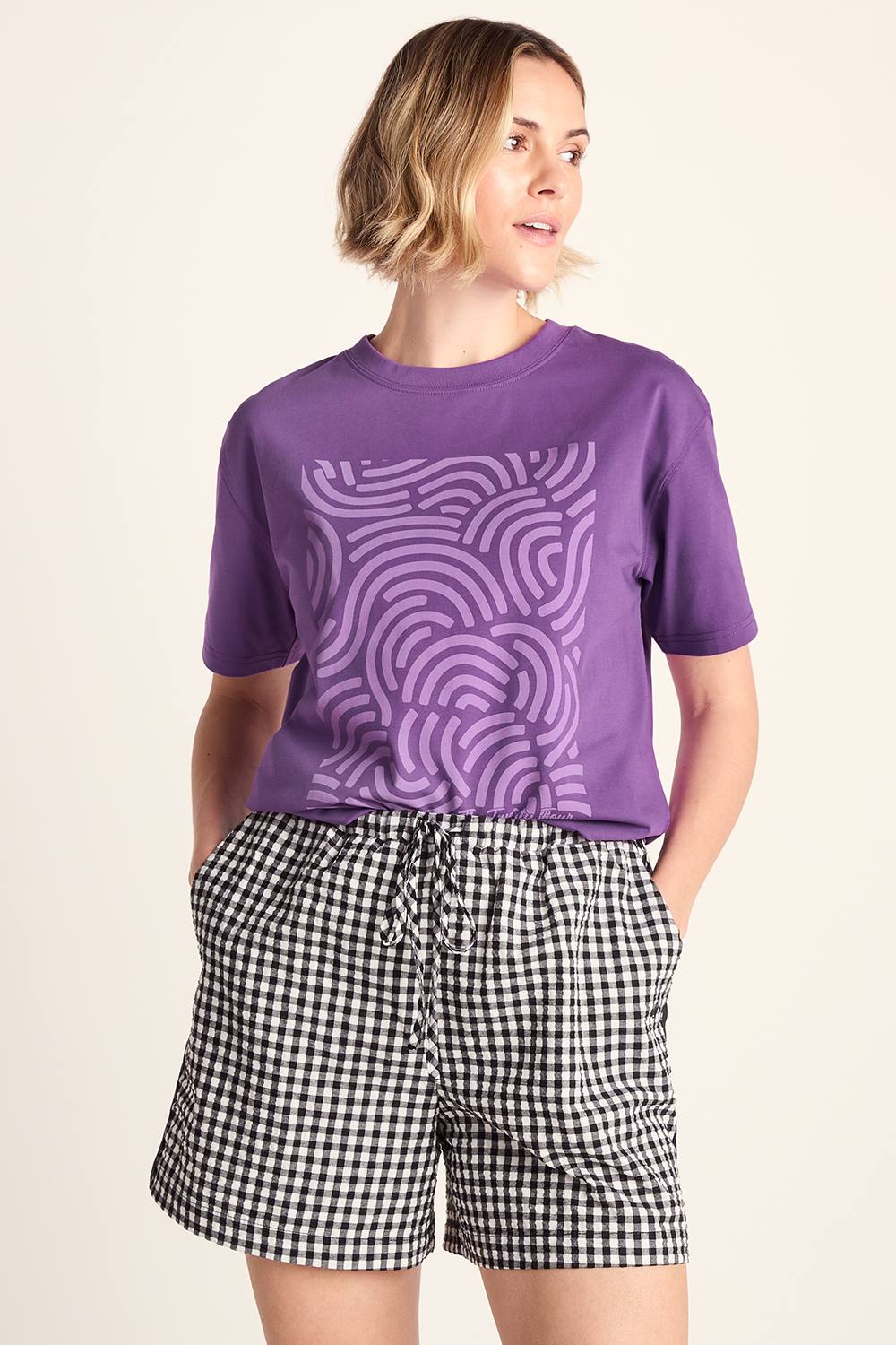 Tog ‘wave’ Shirt In Purple Tog ‘wave’ Shirt In Purple