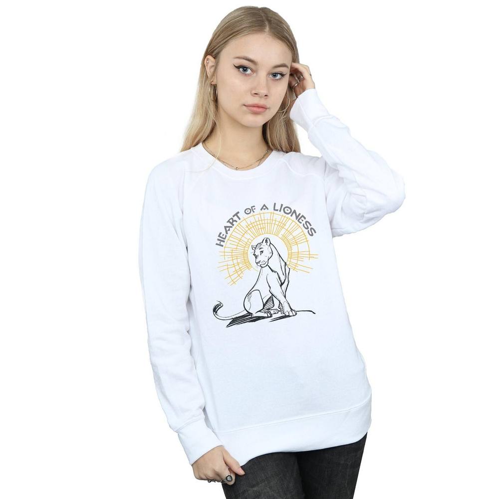 Disney The Lion King Movie Heart Of A Lioness Sweatshirt In White Disney The Lion King Movie Heart Of A Lioness Sweatshirt In White