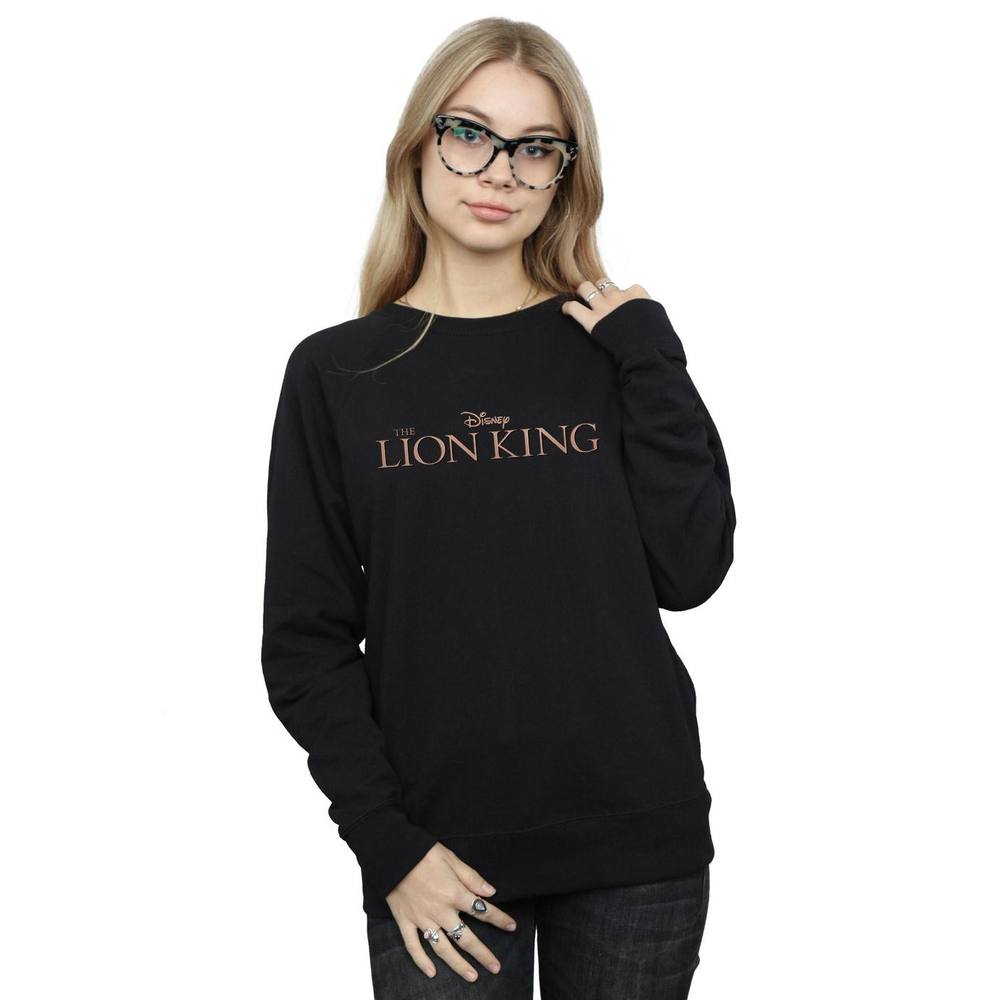 Disney The Lion King Movie Logo Sweatshirt In Black Disney The Lion King Movie Logo Sweatshirt In Black