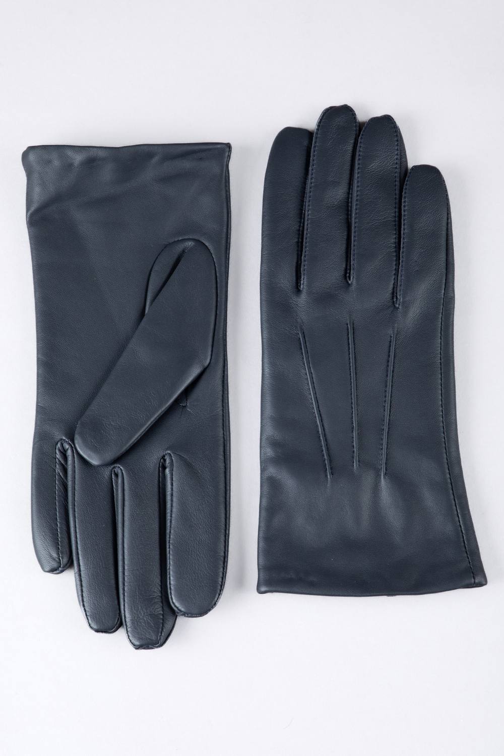 Lakeland Leather ‘blea’ Classic Leather Gloves In Navy Lakeland Leather ‘blea’ Classic Leather Gloves In Navy