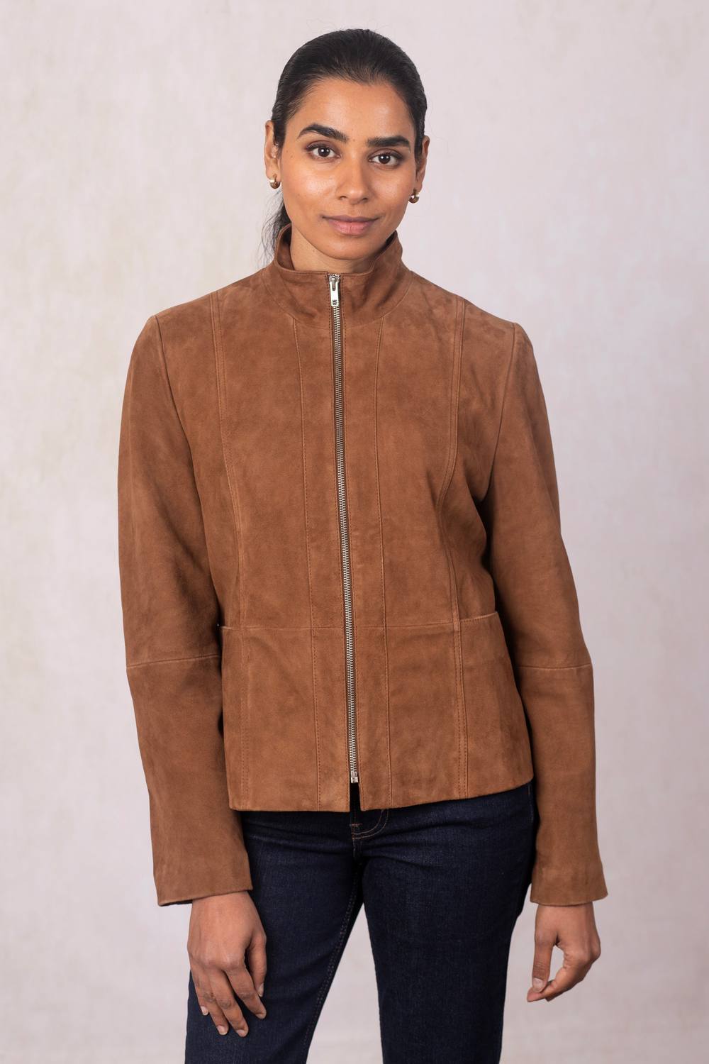 Lakeland Leather ‘muncaster’ Suede Jacket In Tan Lakeland Leather ‘muncaster’ Suede Jacket In Tan