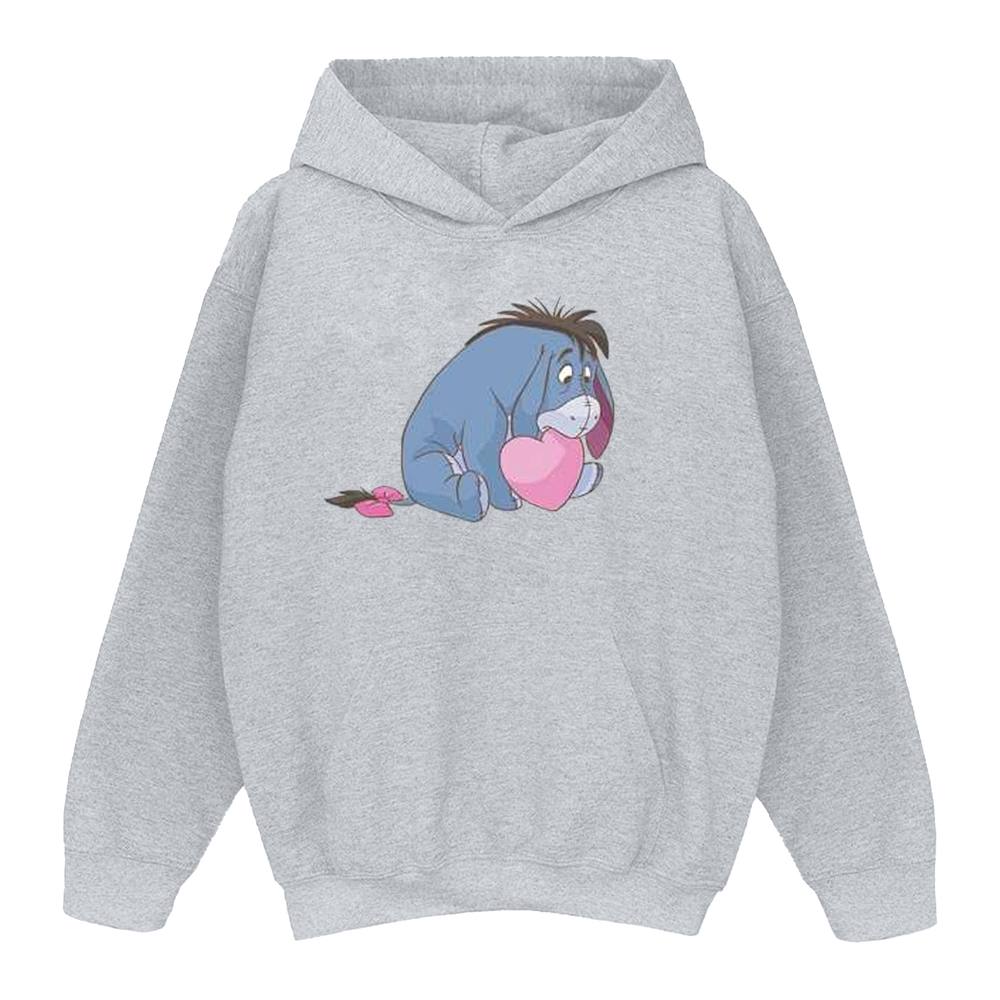 Disney Winnie The Pooh Eeyore Mouth Hoodie In Grey Disney Winnie The Pooh Eeyore Mouth Hoodie In Grey