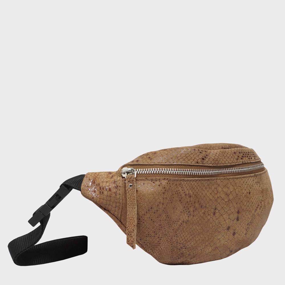Assots London Noah’ Real Leather Bum Belt Bag In Tan Assots London Noah’ Real Leather Bum Belt Bag In Tan